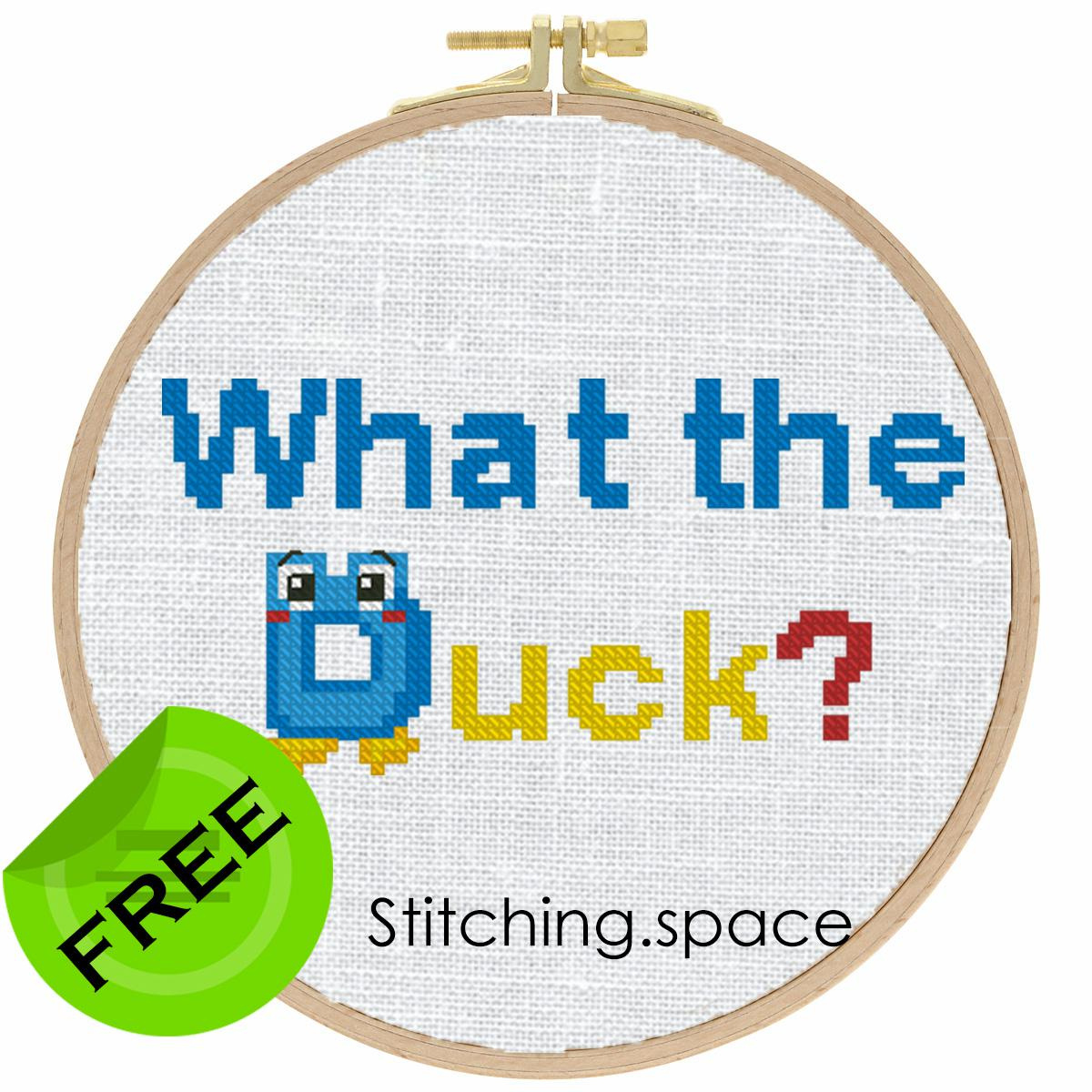 🦆The Free Printable Small And Easy Cross-Stitch Pattern With throughout Free Printable Funny Cross Stitch Patterns