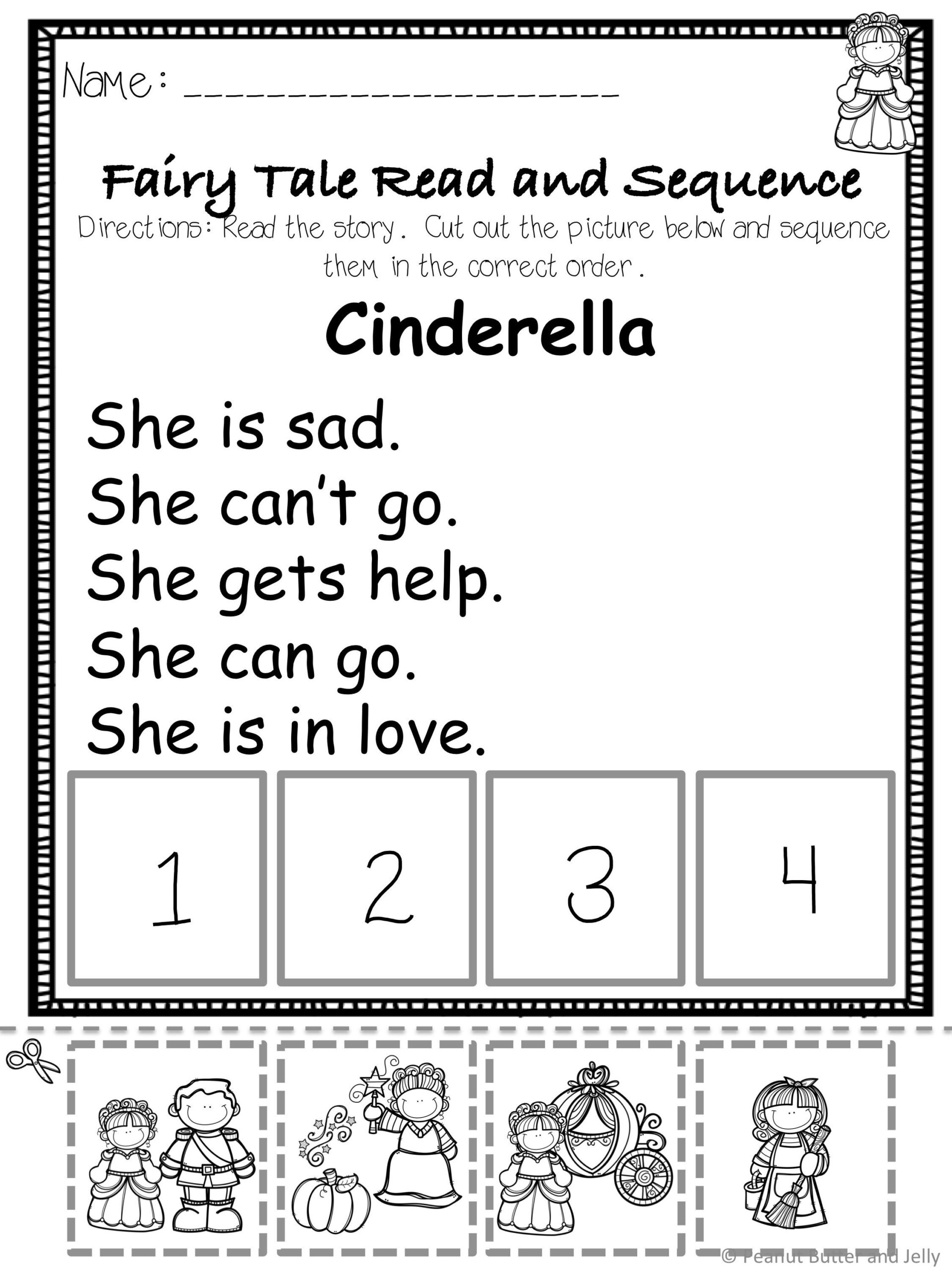 Fairy Tale Sequencing - Read, Color, &amp;amp; Sequence 9 Diffferent Fairy pertaining to Free Fairy Tale Sequencing Printables