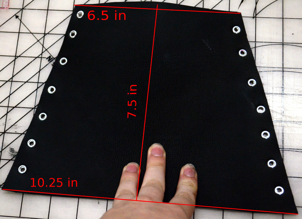 Fake) Leather Bracer Tutorial – @Clormakesstuff On Tumblr pertaining to Printable Leather Bracer Pattern