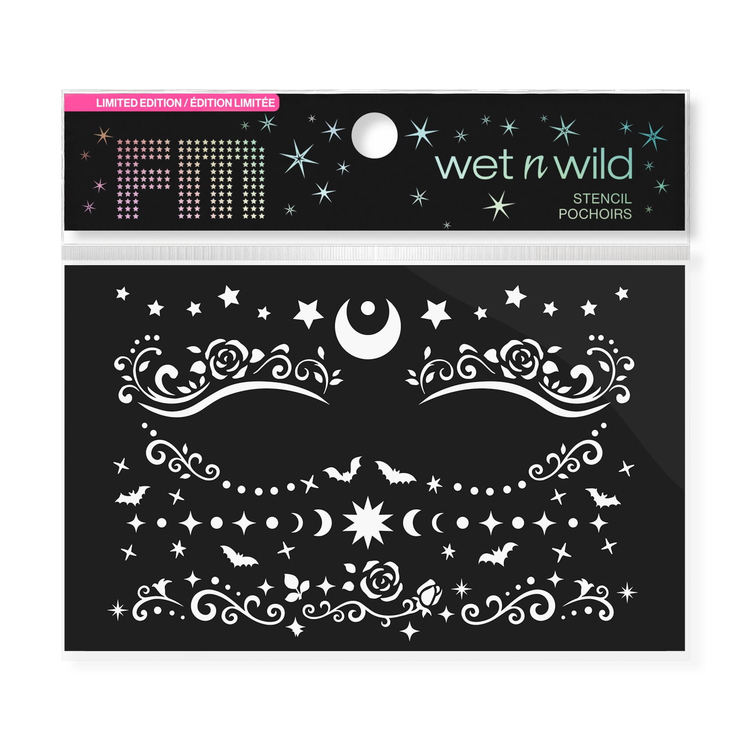 Fantasy Makers Face & Body Stencil - Dark Nights in Free Printable Primitive Stencils Scale Face