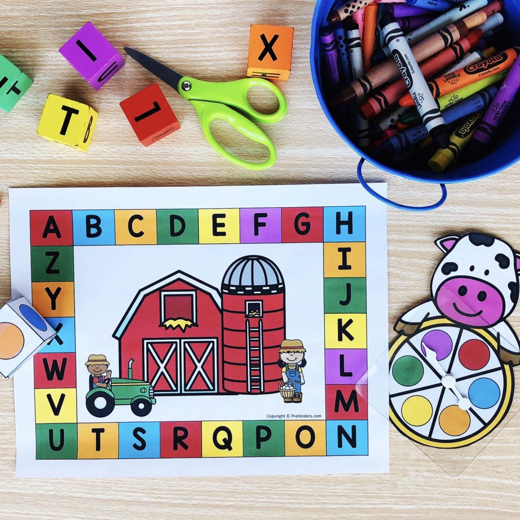 Farm Picture-Word Cards - Prekinders with regard to Prekinders Free Printables