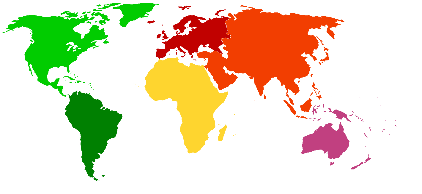 File:blankmap-World-Continents-Coloured - Wikimedia Commons regarding Free Printable Blank Map of the 7 Continents
