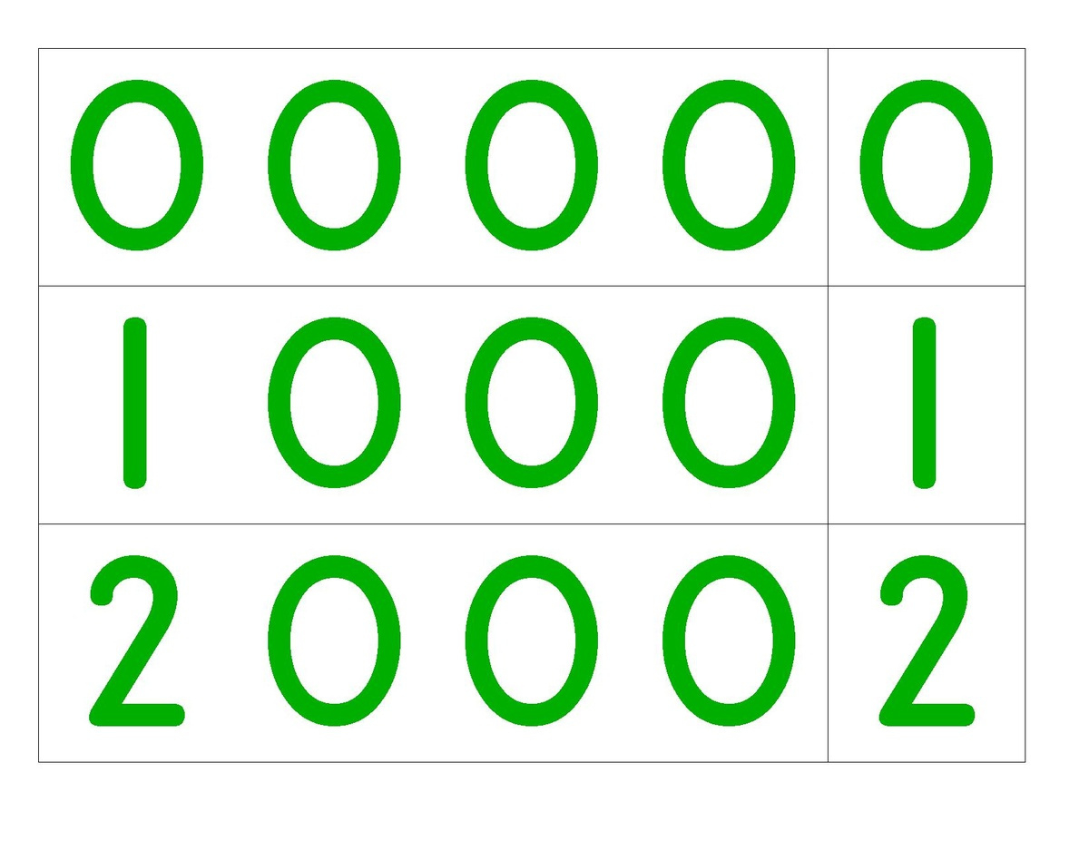 File:large Number Cards.pdf - Montessori Album pertaining to Free Large Solid Printable Numbers