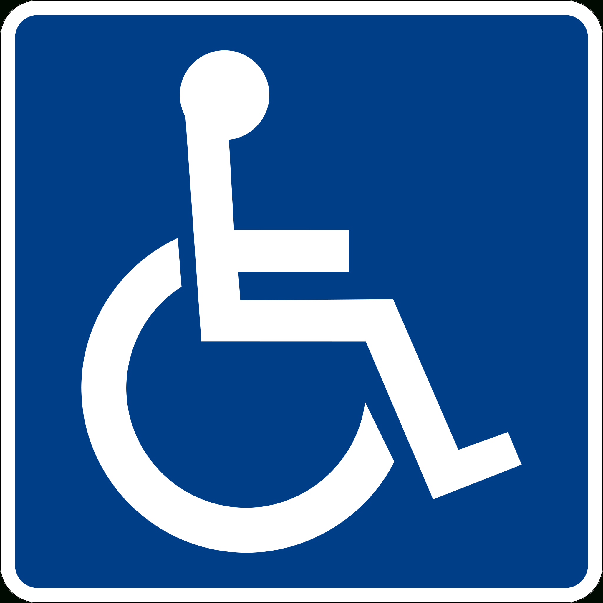 File:mutcd D9-6.Svg - Wikimedia Commons inside Free Printable Handicap Sign