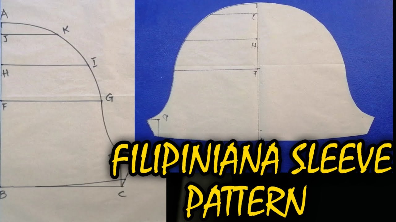 Filipiniana Sleeve Pattern//How To Sew Filipiniana Sleeve | Diy Easy Filipiniana Sleeve Pattern inside Printable Filipiniana Sleeve Pattern
