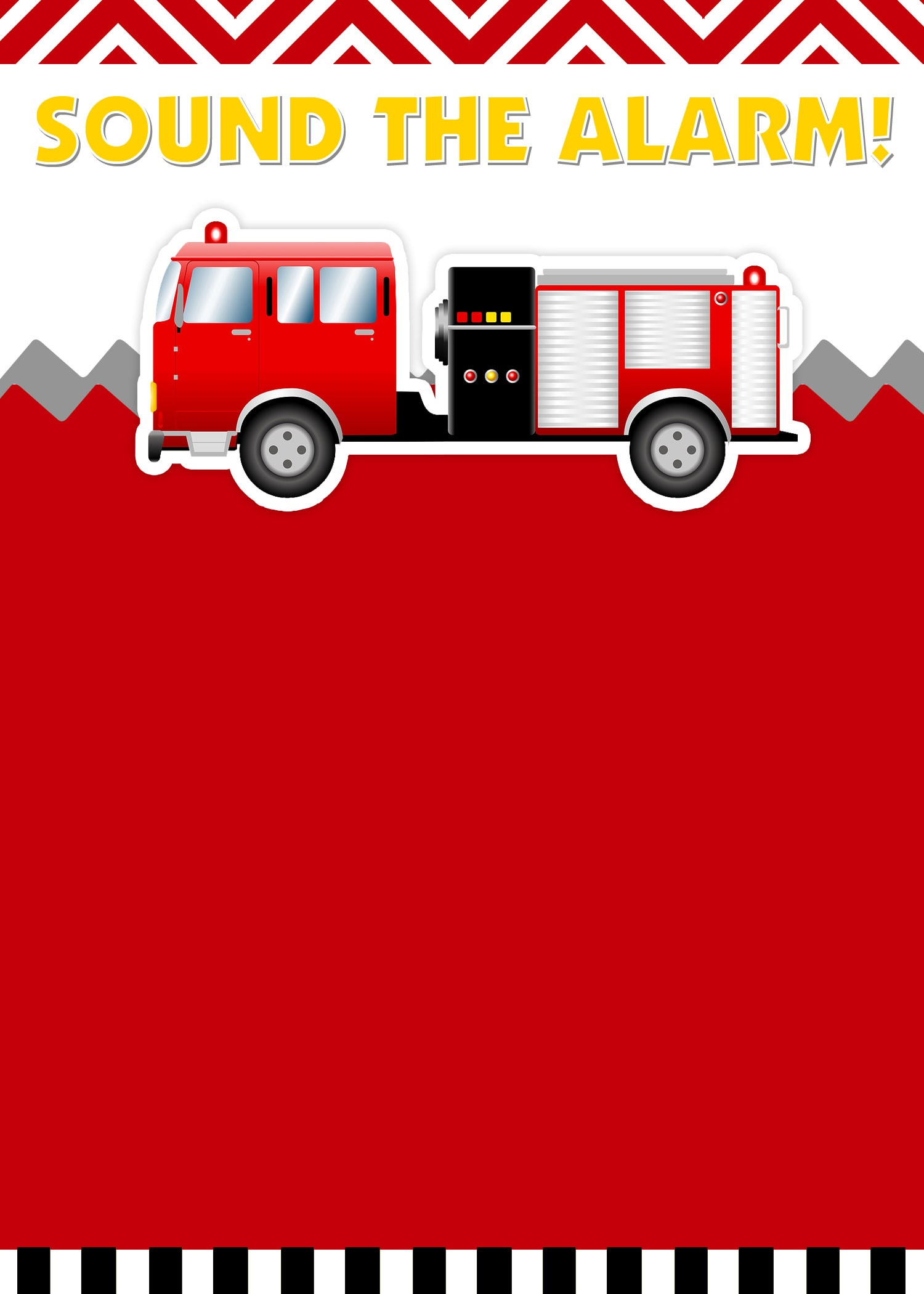 Fire Truck Birthday Party With Free Printables - How To Nest For Less™ inside Firefighter Birthday Party Free Printables