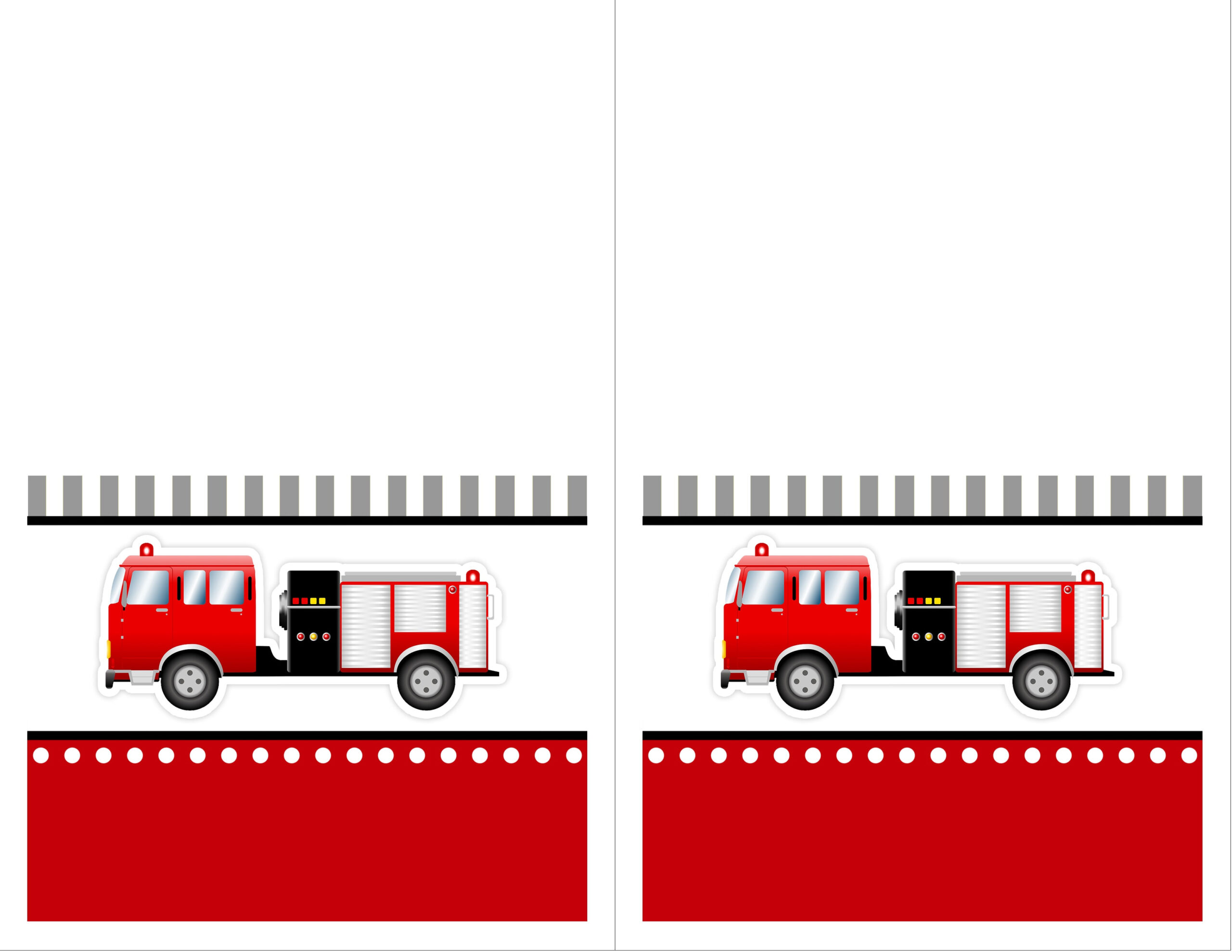 Fire Truck Birthday Party With Free Printables - How To Nest For Less™ with Firefighter Birthday Party Free Printables