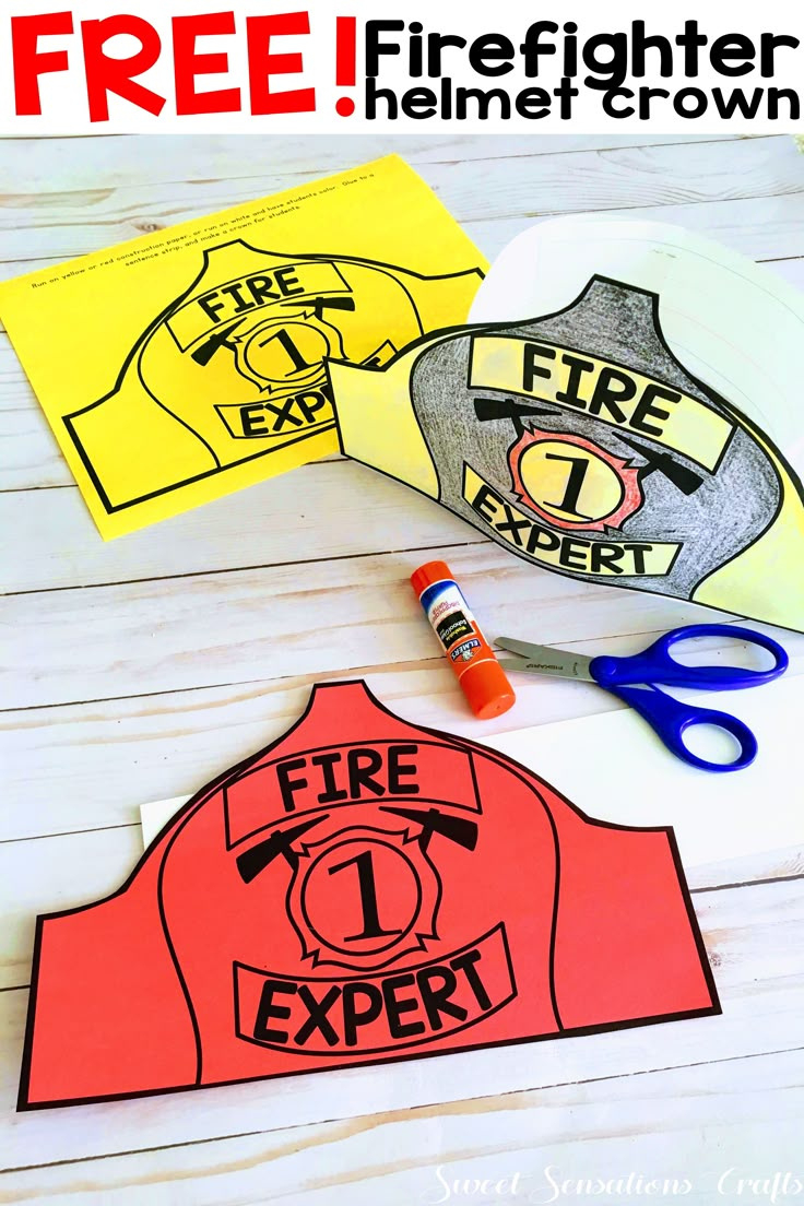 Firefighter Helmet in Free Printable Firefighter Hat Pattern