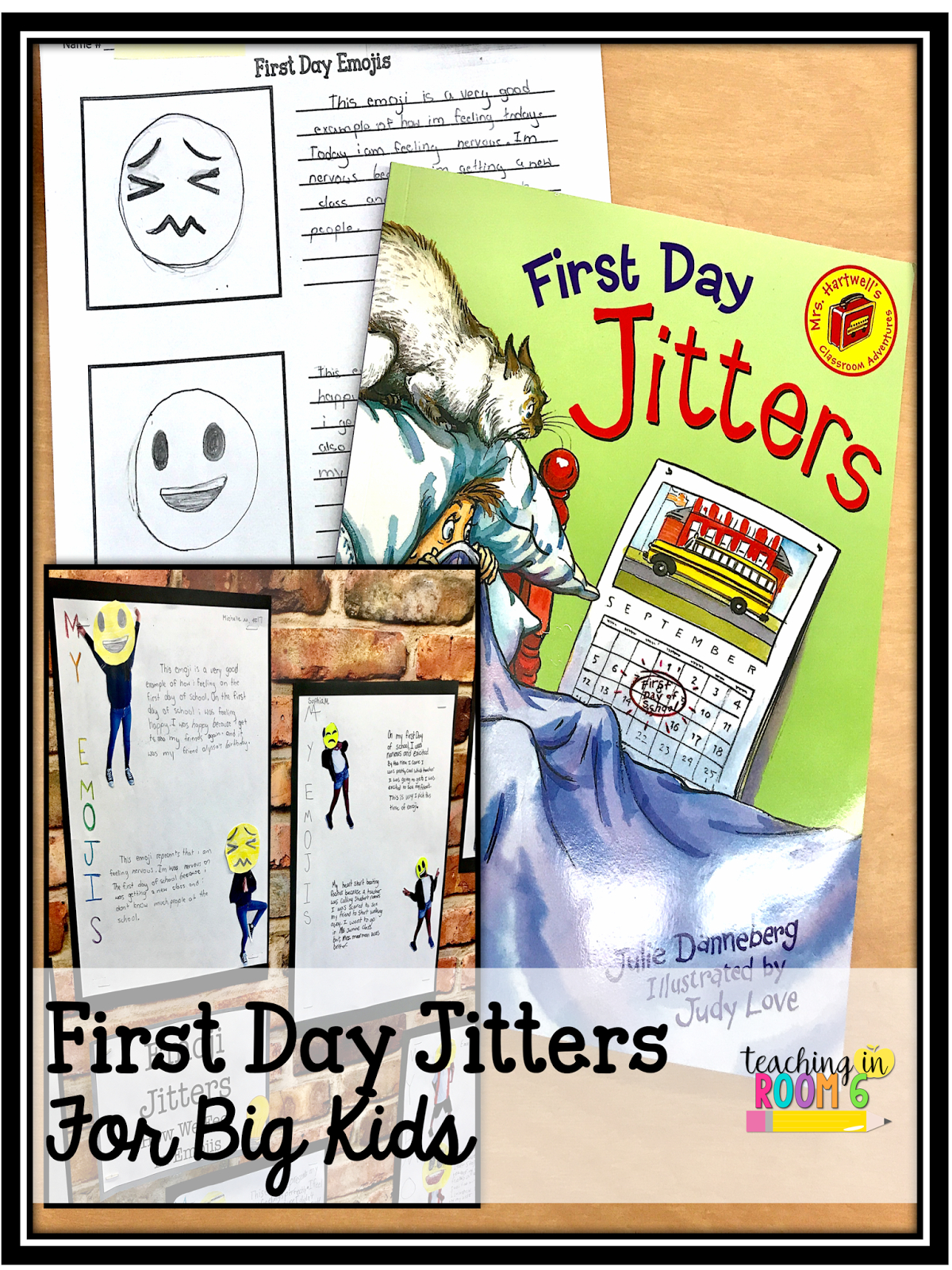 First Day Jitters In Upper Elementary | Teaching In Room 6 inside First Day Jitters Free Printable Activities