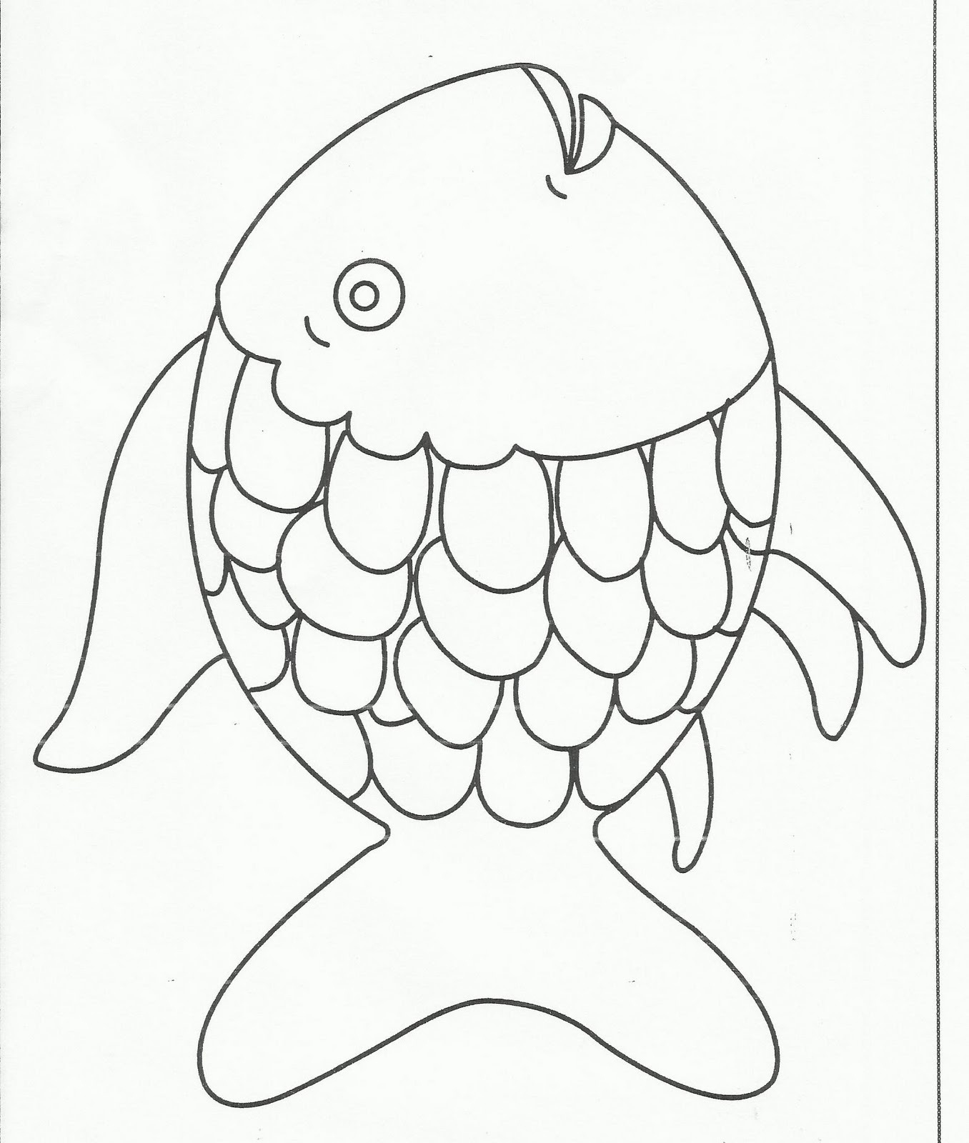 Fish Template Printable Free with Free Printable Rainbow Fish Pattern
