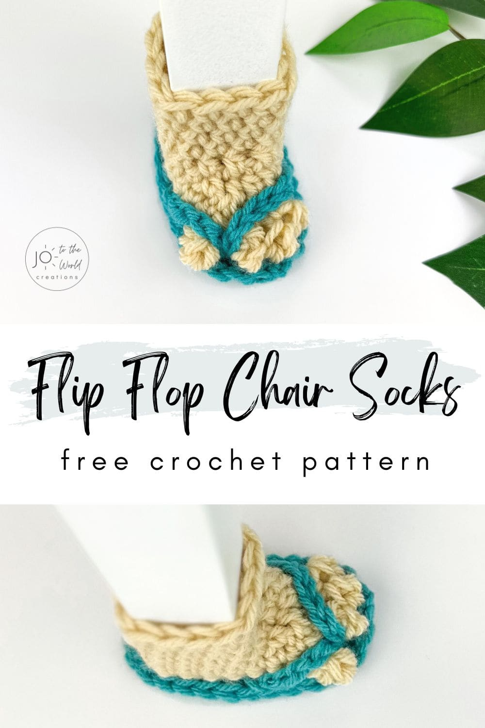 Flip Flop Chair Socks Crochet Pattern | Jo To The World Creations within Free Printable Crochet Chair Back Patterns