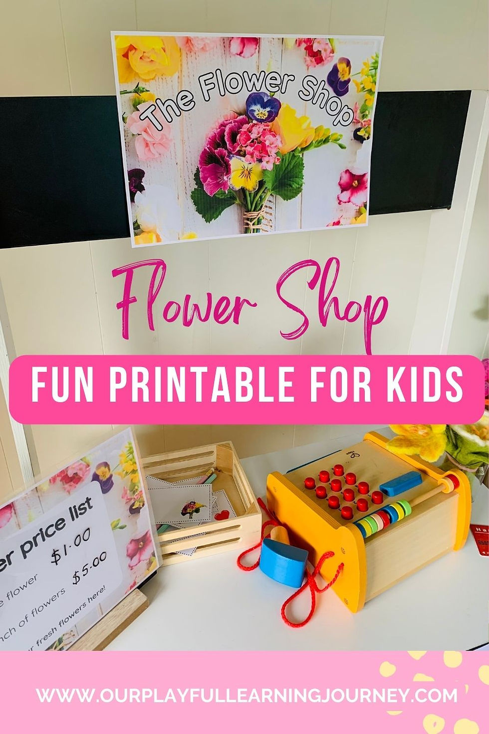 Flower Shop Pretend Play Printable pertaining to Free Preschool Flower Shop Printables