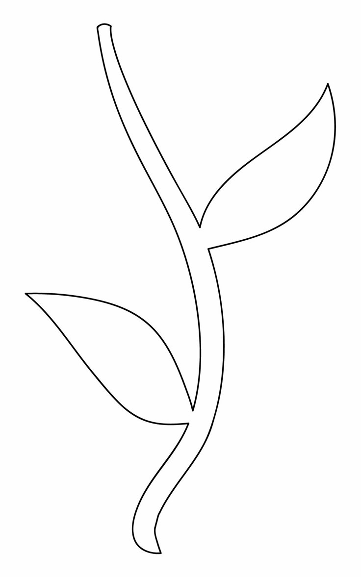 Flower Stems - 12 Free Pdf Printables | Printablee pertaining to Free Flower Stem Template