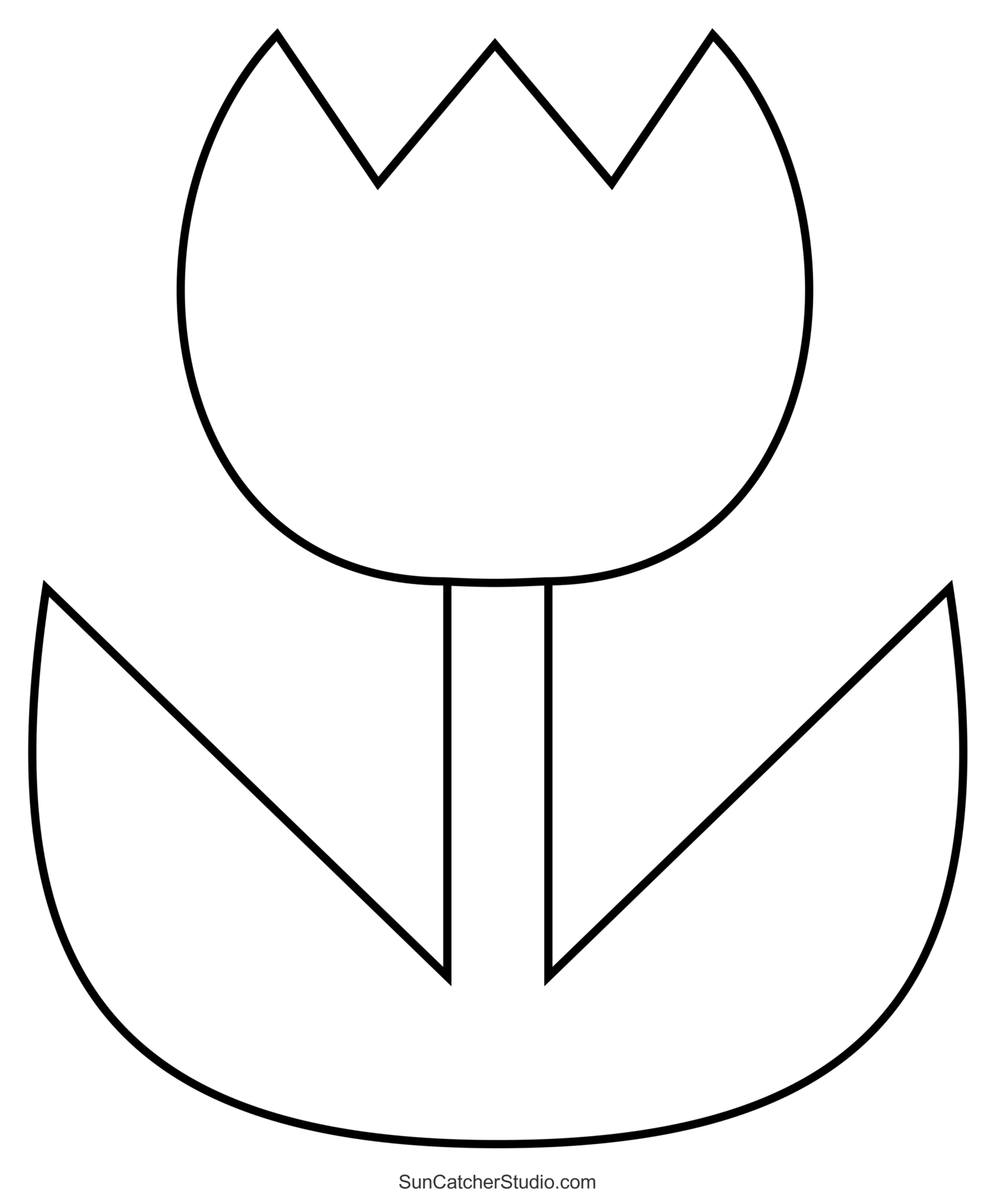 Flower Templates, Patterns, Svg Files (Printable Stencils) – Free inside Free Printable Tulip Stencils