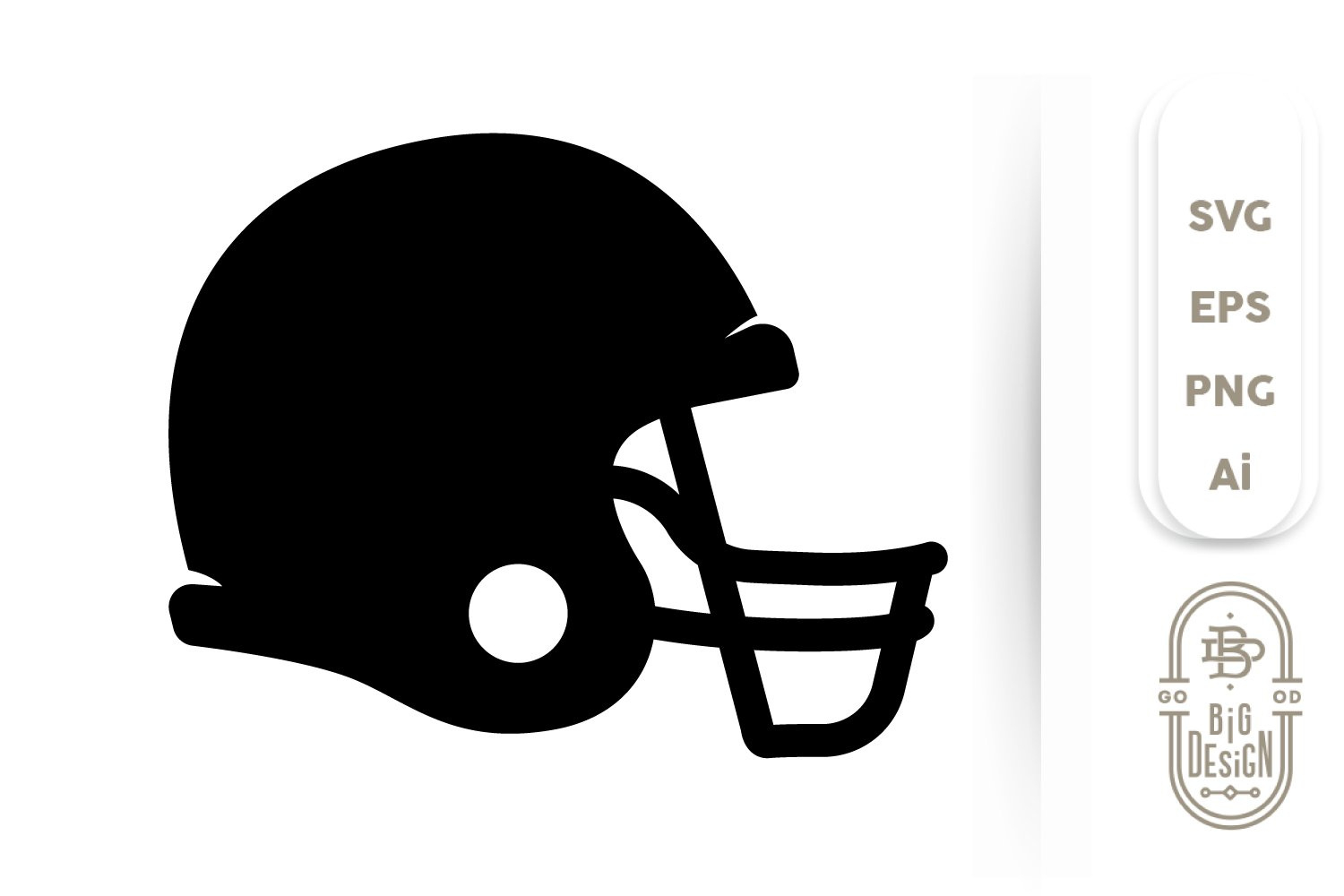 Football Helmet Svg - Football Svg , Helmet Silhouette with Free Football Helmet Pattern Printable