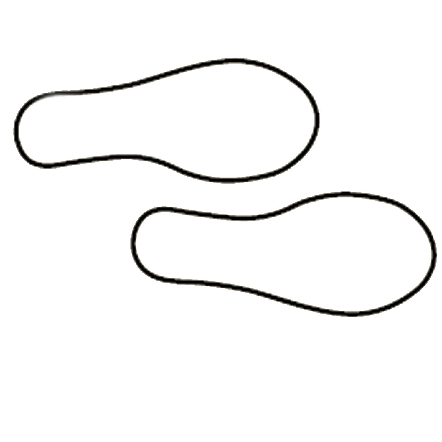 Footprints Clip Art | Clipart Panda - Free Clipart Images inside Footprint Outline Printable Free