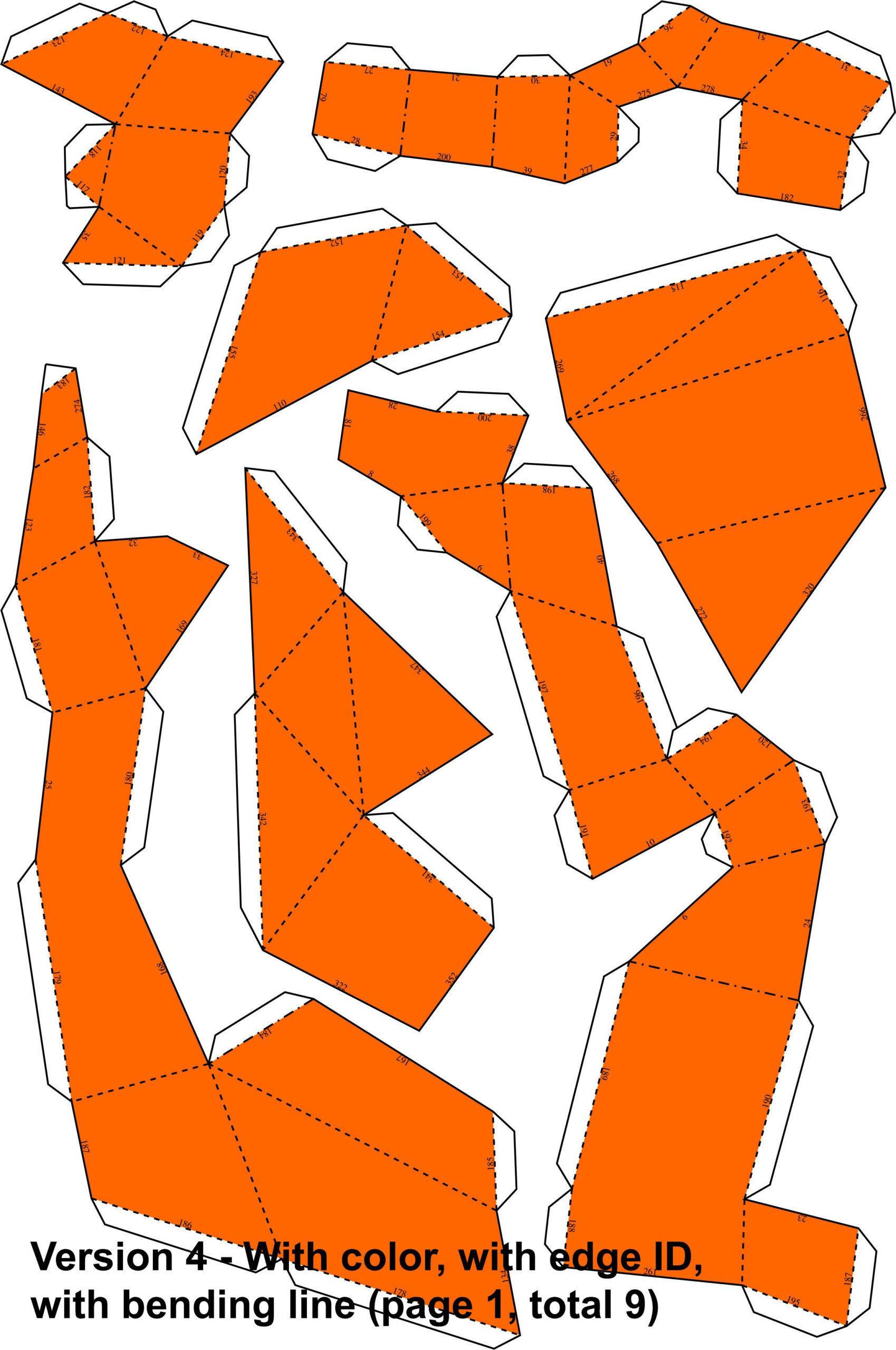 Fox Papercraft 3D-Modell $10 - .Max .Fbx .Obj .Unknown - Free3D within Fox Papercraft Template Free