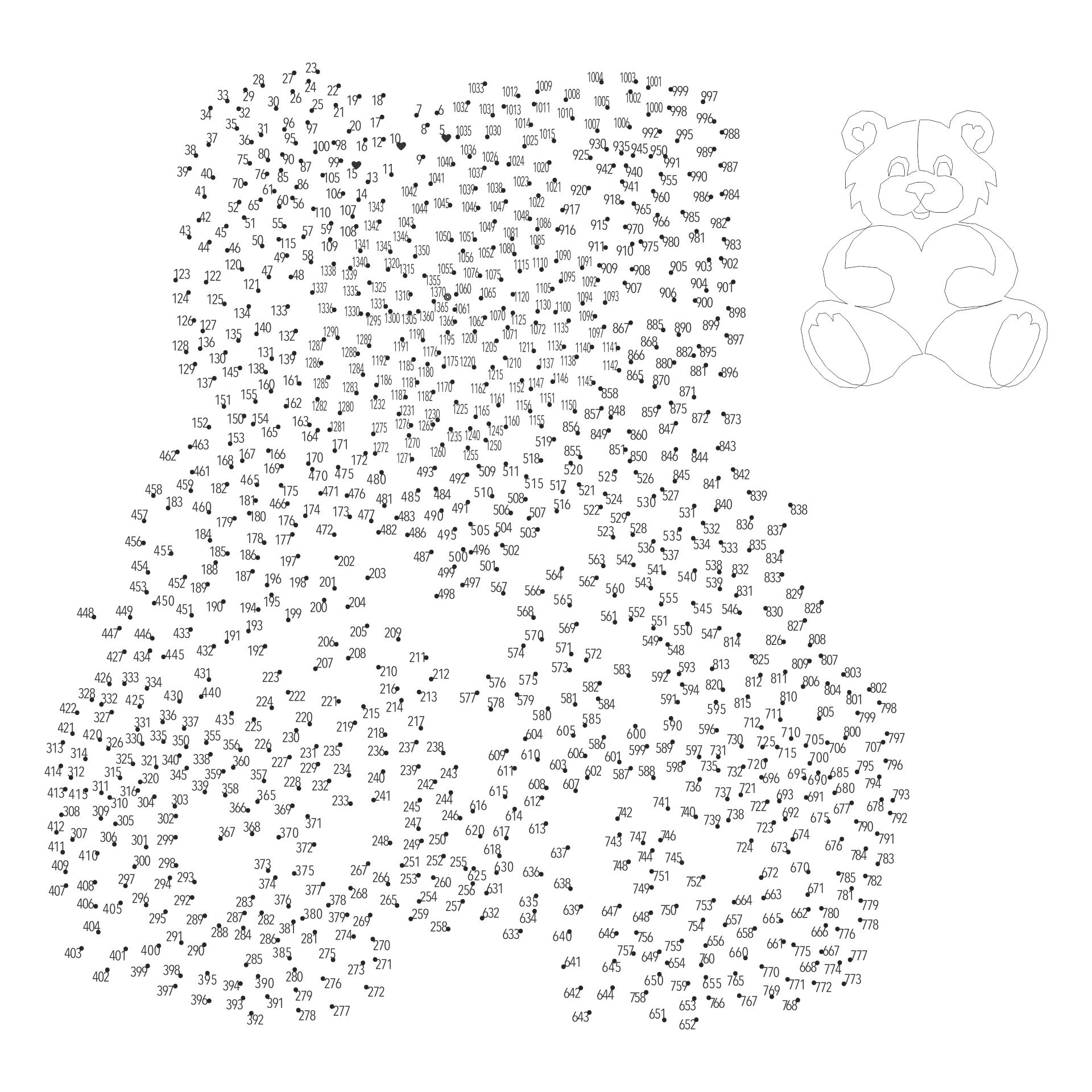 Free 1000 Connect The Dots Printables, Download Free 1000 Connect with Free Extreme Dot To Dot Printables 1000