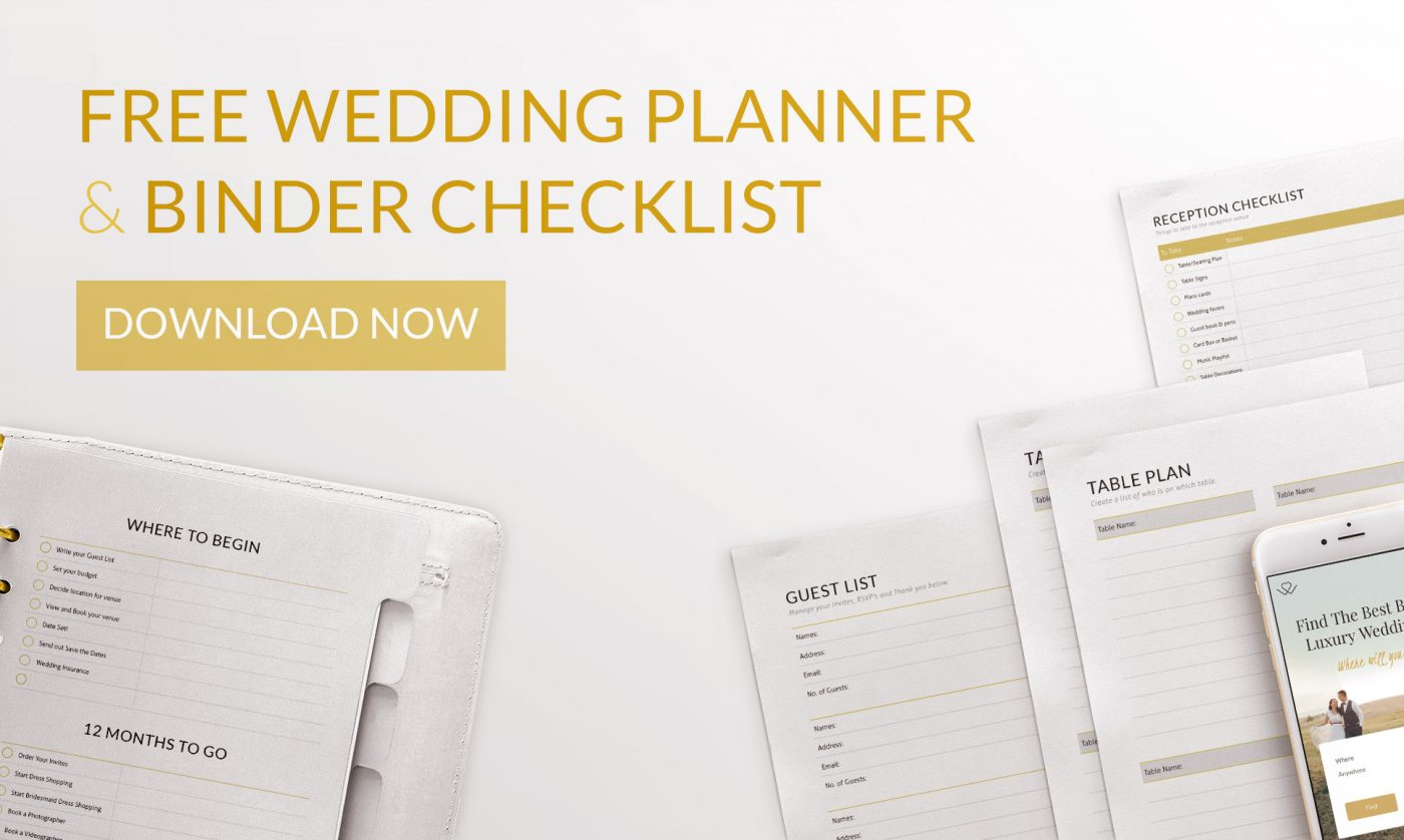 Free 90+ Page Wedding Planning Checklist Printable Timeline in Free Printable Wedding Organizer Binder