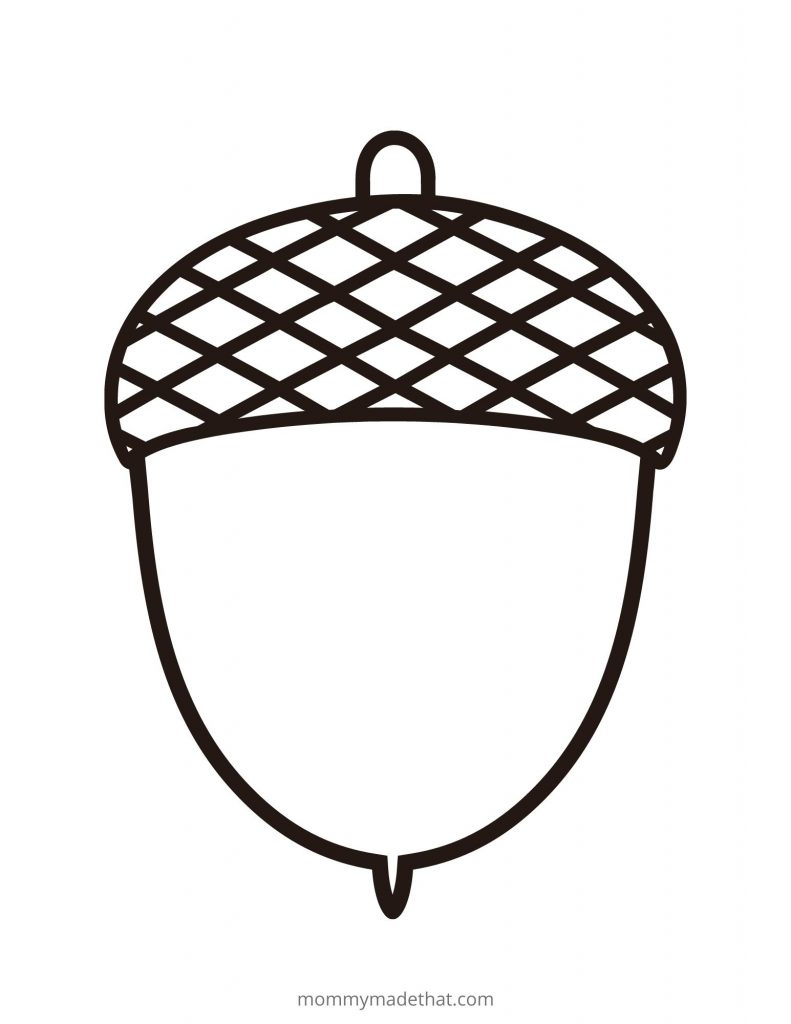 Free Acorn Template Printables inside Free Printable Acorn Patterns