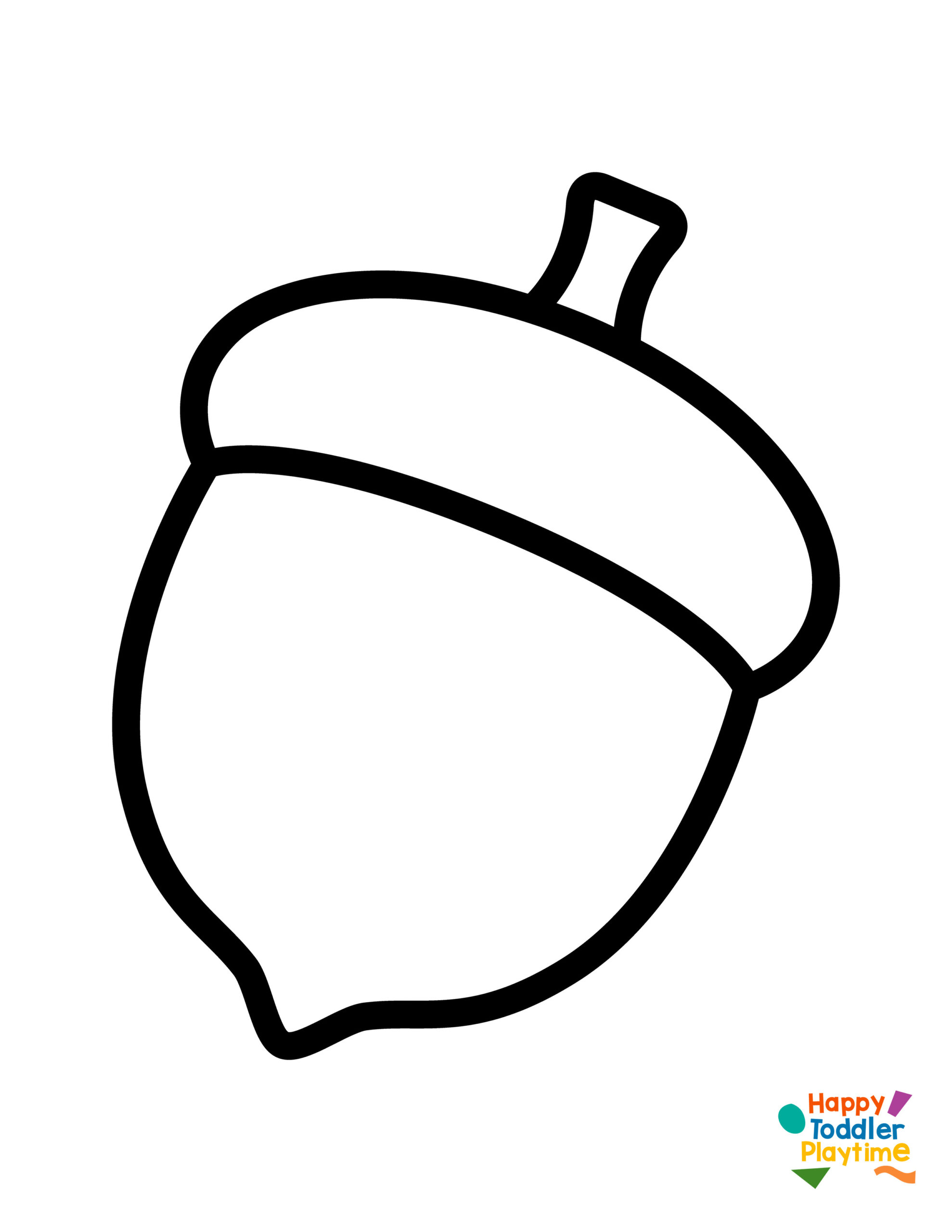 Free Acorn Templates For Crafts - Happy Toddler Playtime in Free Printable Acorn Patterns