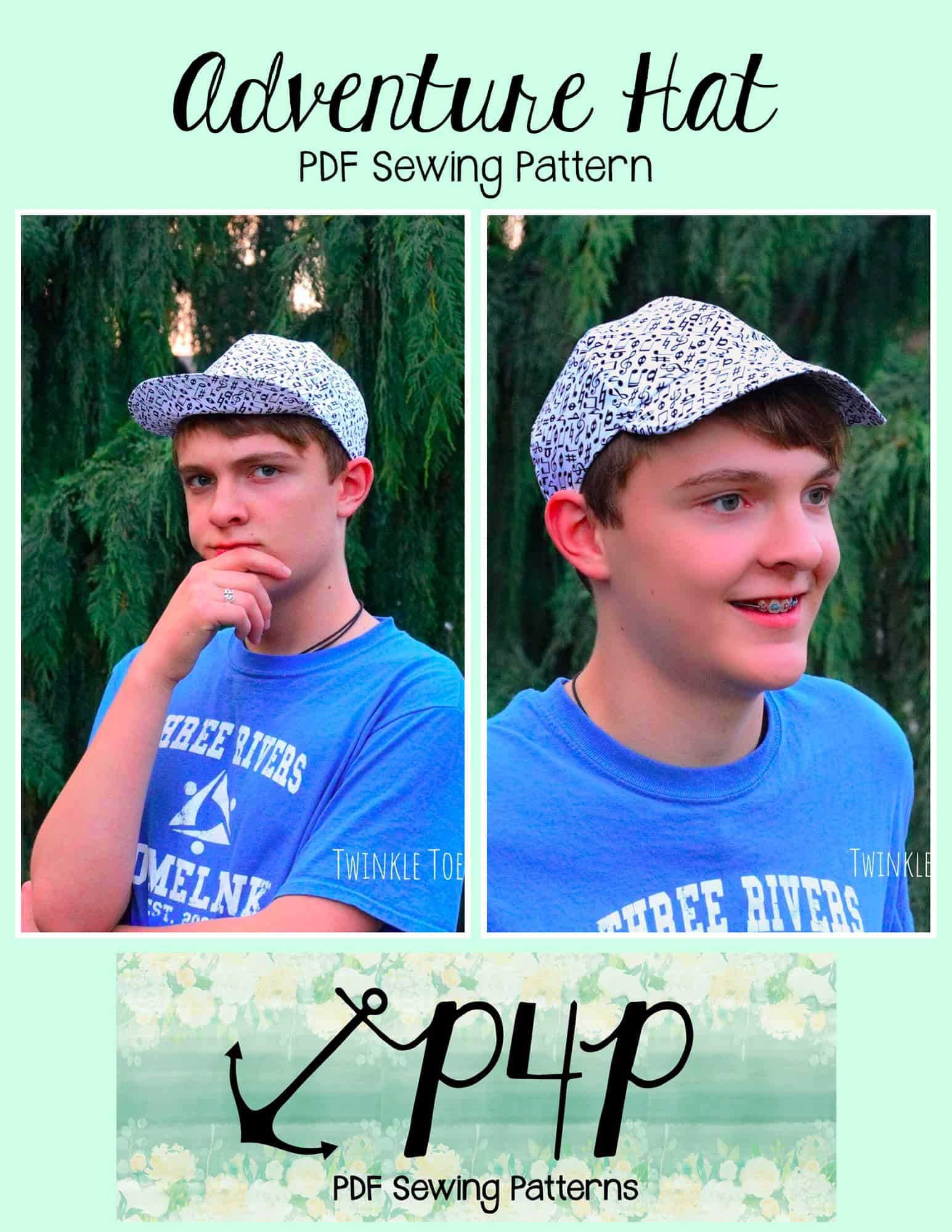 Free Adventure Hat - Patterns For Pirates for Printable Free Baseball Cap Sewing Pattern