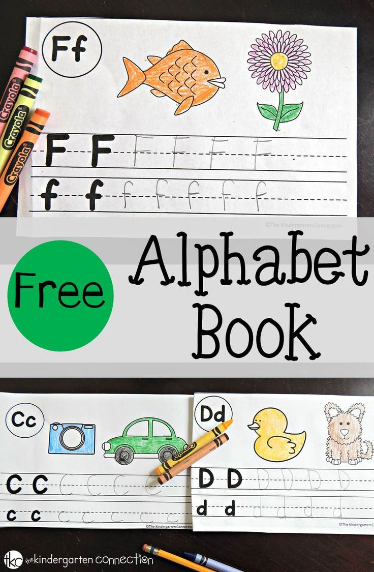 Free Alphabet Book for Free Alphabet Book Template