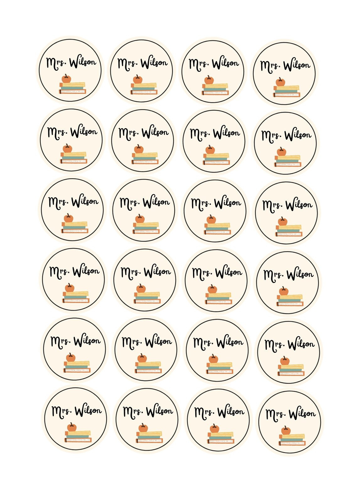 Free And Customizable Circle Sticker Templates for Free Printable Round Labels