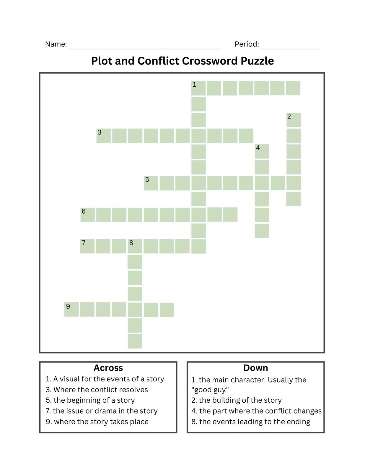 Free And Customizable Crossword Puzzle Templates | Canva for Free Printable Crossword Maker For Teachers