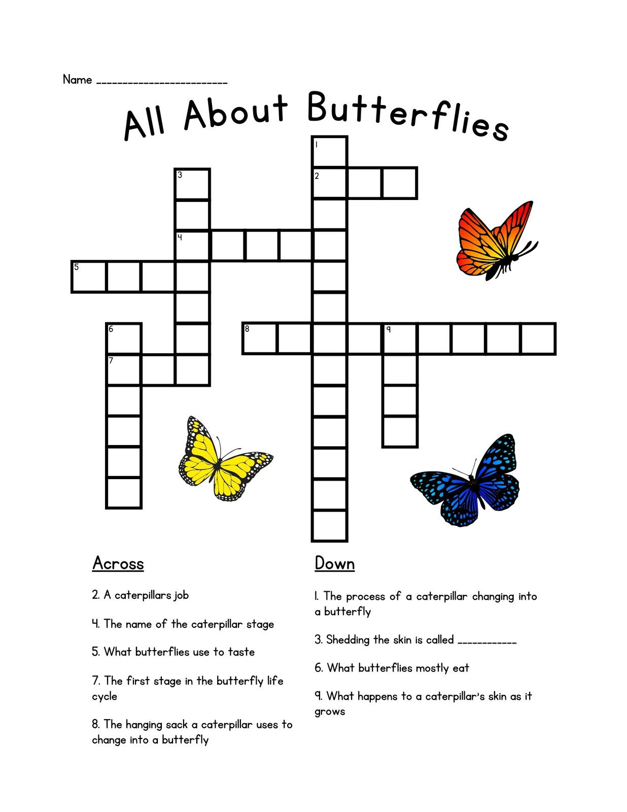 Free And Customizable Crossword Puzzle Templates | Canva intended for Create Your Own Free Printable Crossword Puzzles
