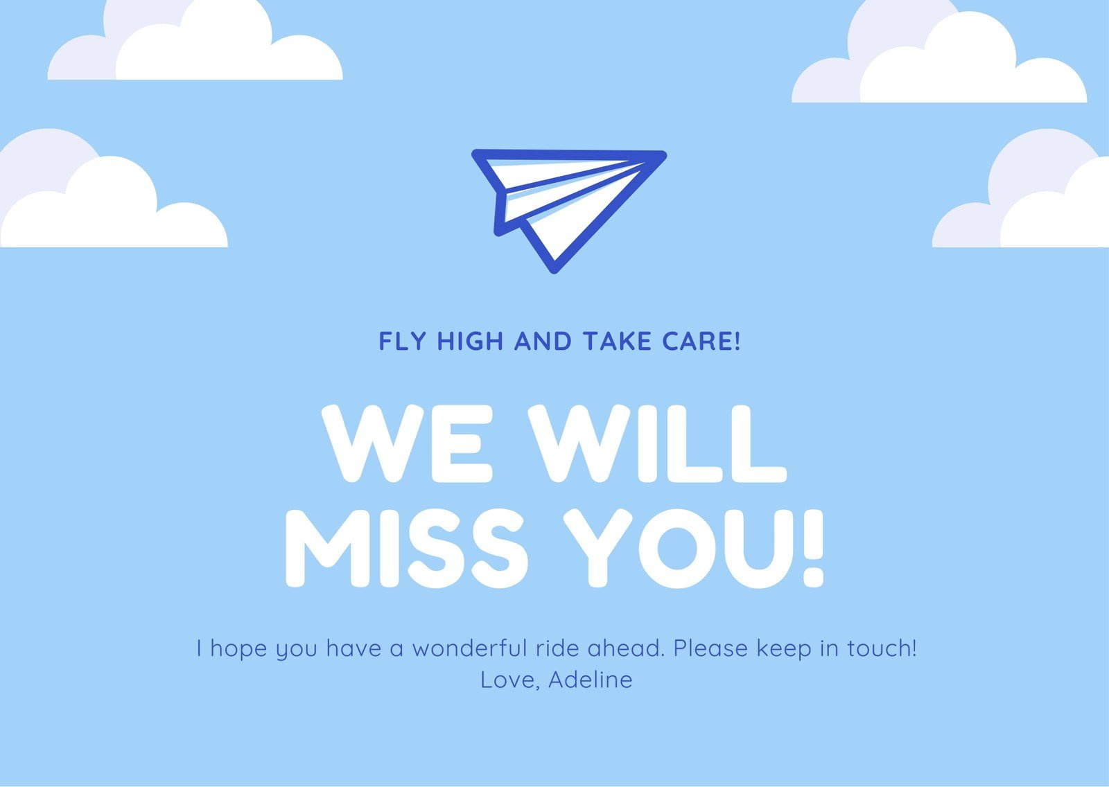 Free And Customizable Farewell Templates for Free Goodbye Powerpoint Template