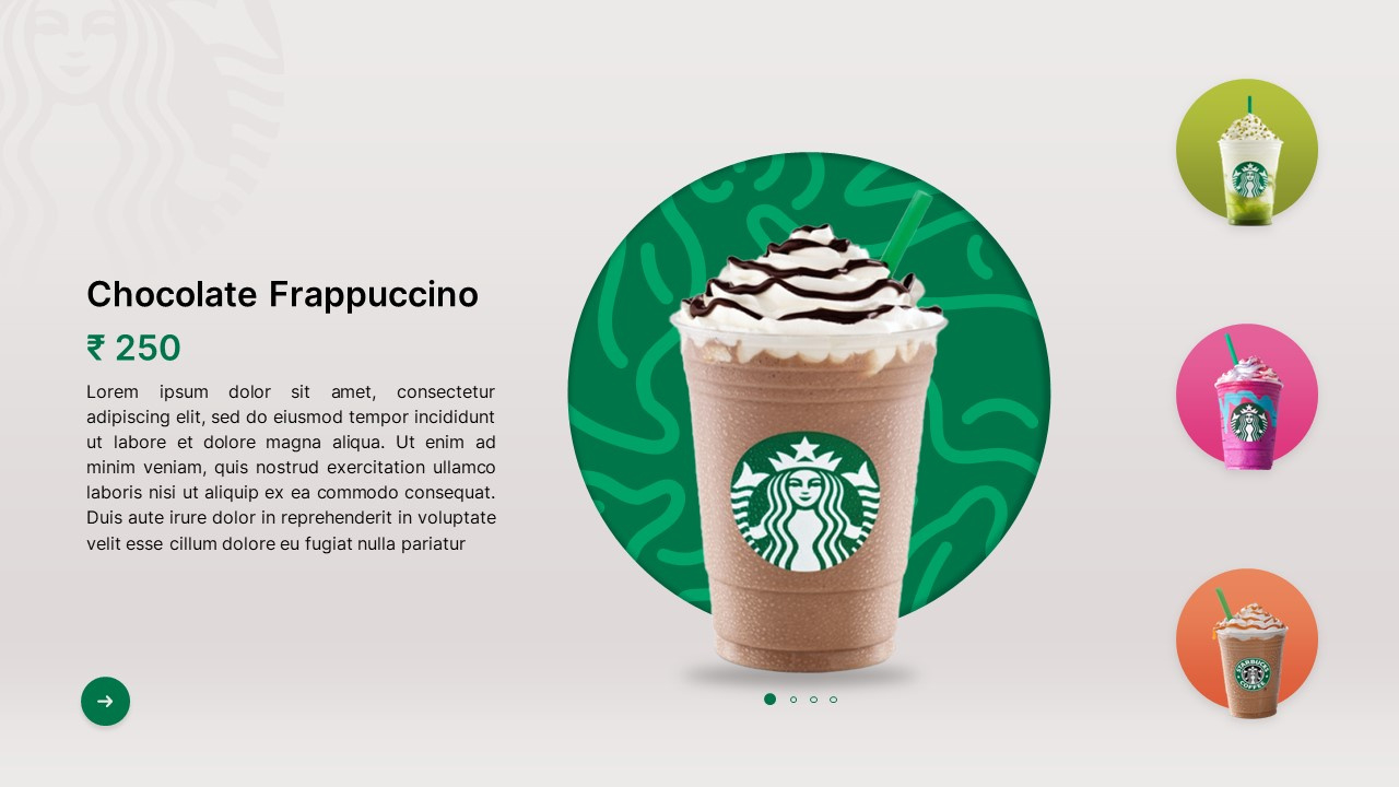 Free Animated Starbucks Powerpoint Template &amp;amp; Google Slides with Starbucks Template Free