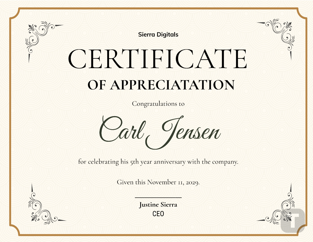 Free Anniversary Certificate Template To Edit Online for Free Printable Anniversary Certificate Templates