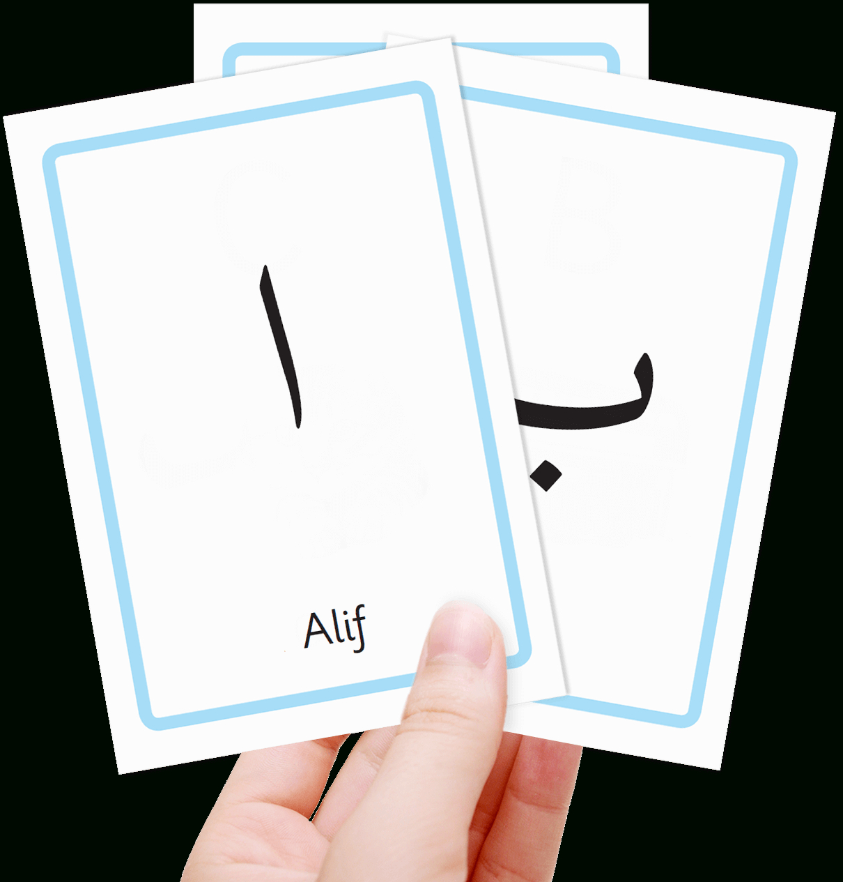 Free Arabic Alphabet Flashcards For Kids - Totcards with Free Printable Arabic Alphabet