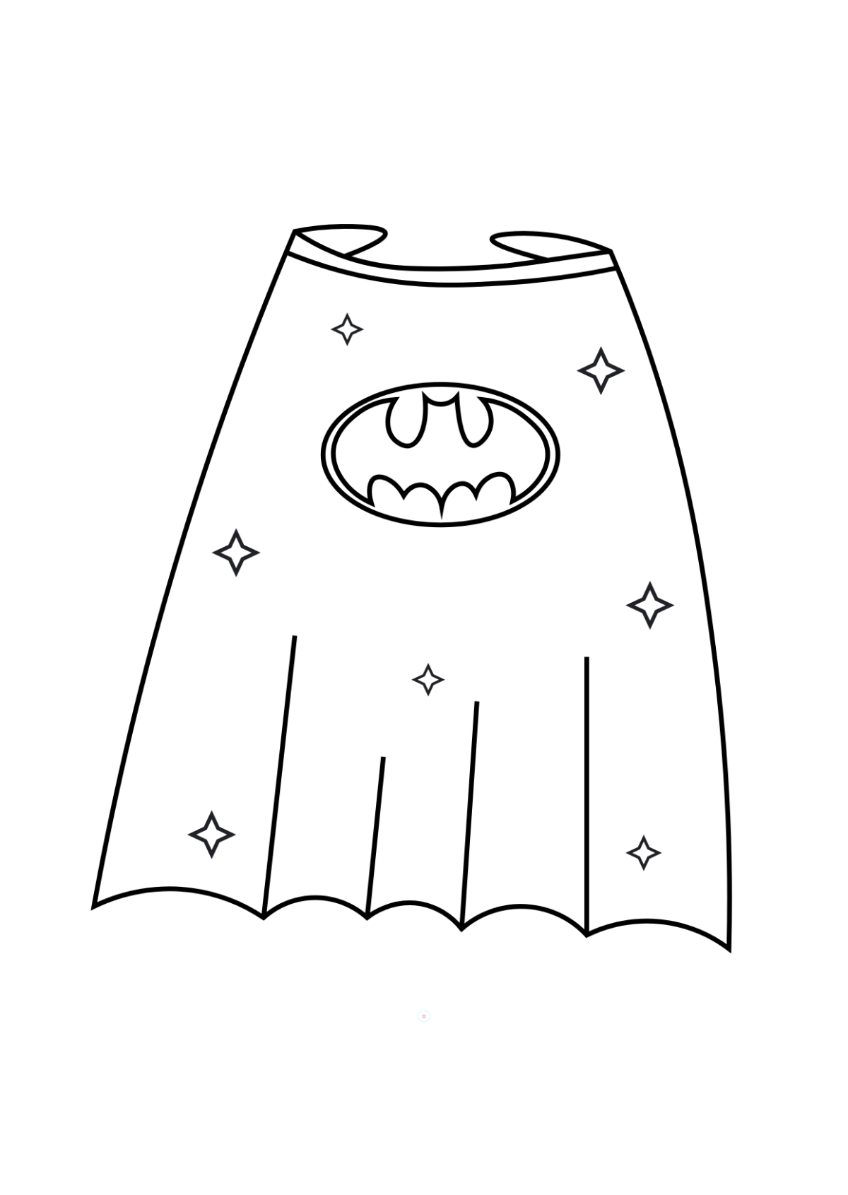 Free Batman Cape Design Template To Edit Online inside Printable Batman Cape Pattern