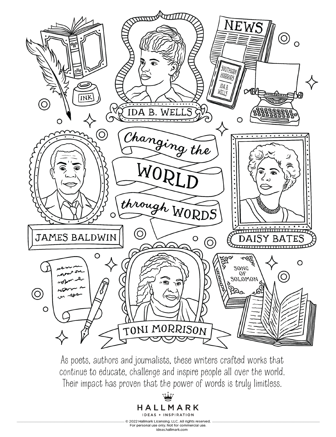 Free Black History Month Coloring Pages To Celebrate With The inside Black History Month Activities Free Printables