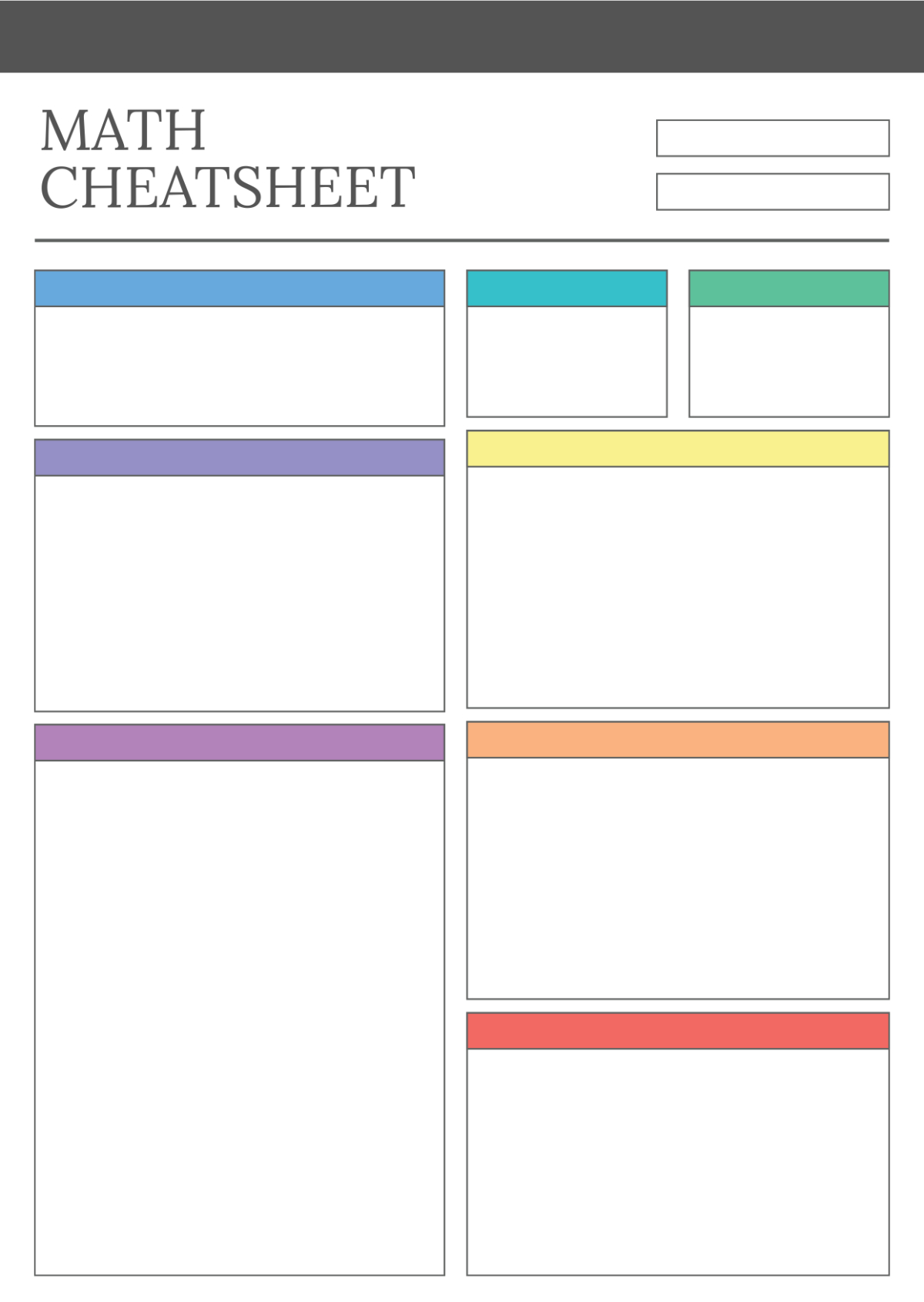 Free Blank Cheatsheet Template To Edit Online with regard to Free Printable Cheat Sheet