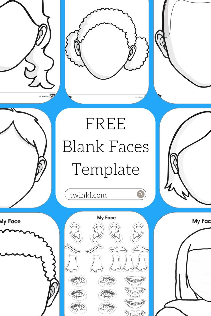 Free Blank Faces Template pertaining to Free Face Template