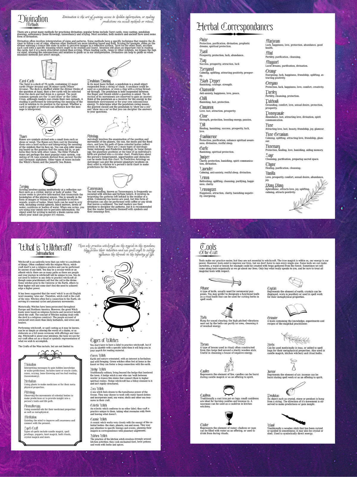 Free Book Of Shadows Starter Set within Book Of Shadows Free Printables