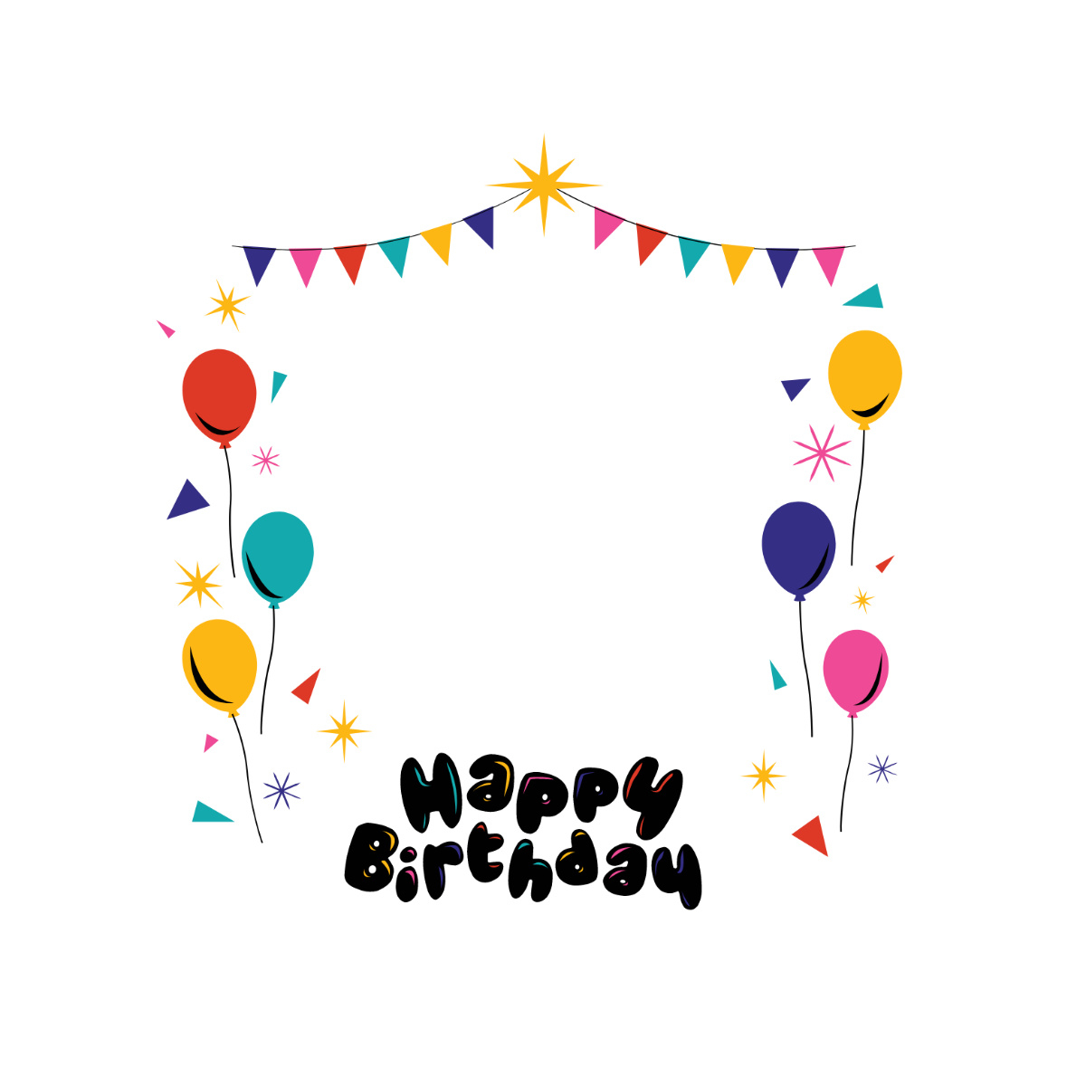 Free Border Clipart Png To Customize And Download inside Free Birthday Border Templates For Microsoft Word