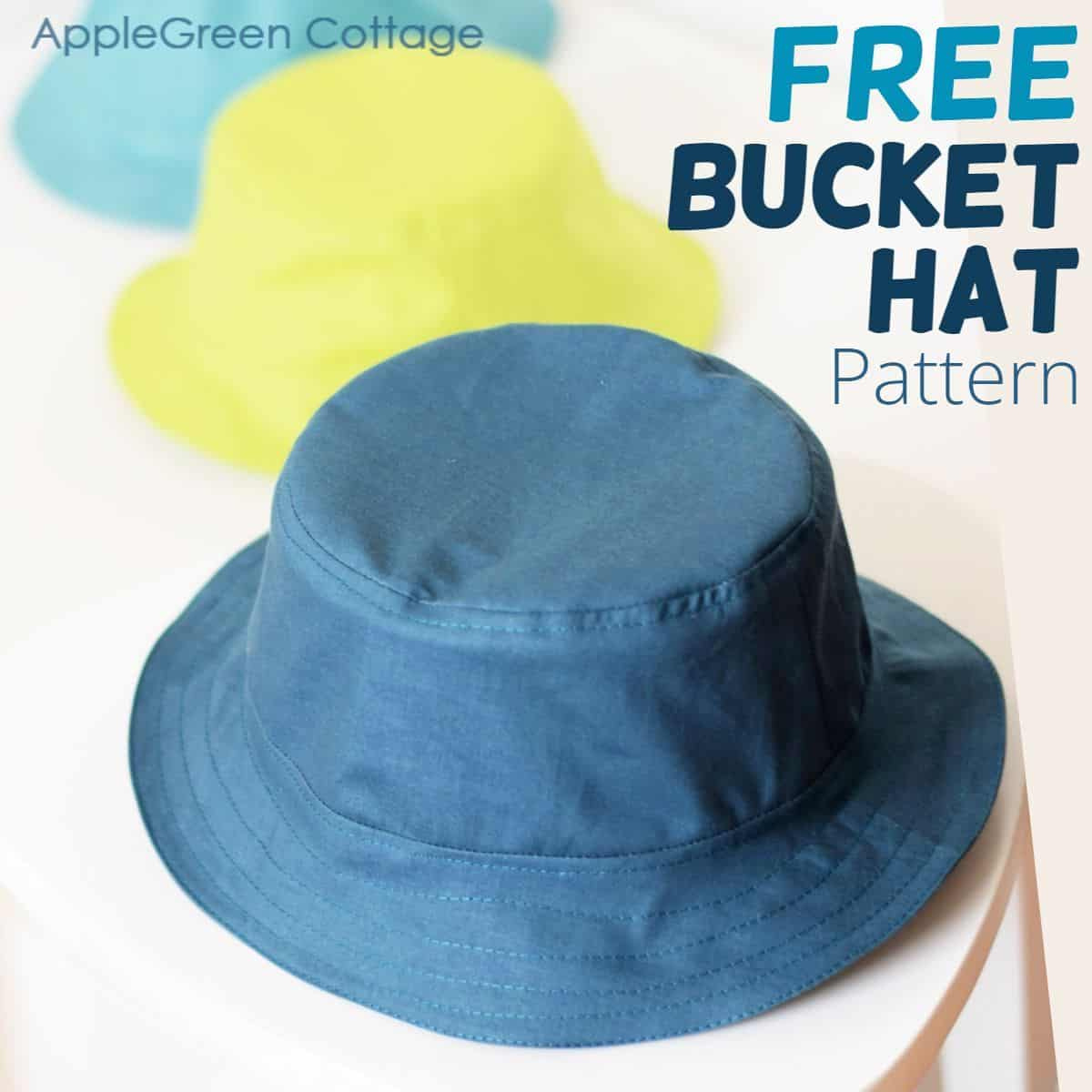 Free Bucket Hat Patternapplegreen Cottage - In 5 Sizes! pertaining to Free Printable Safari Hat Pattern