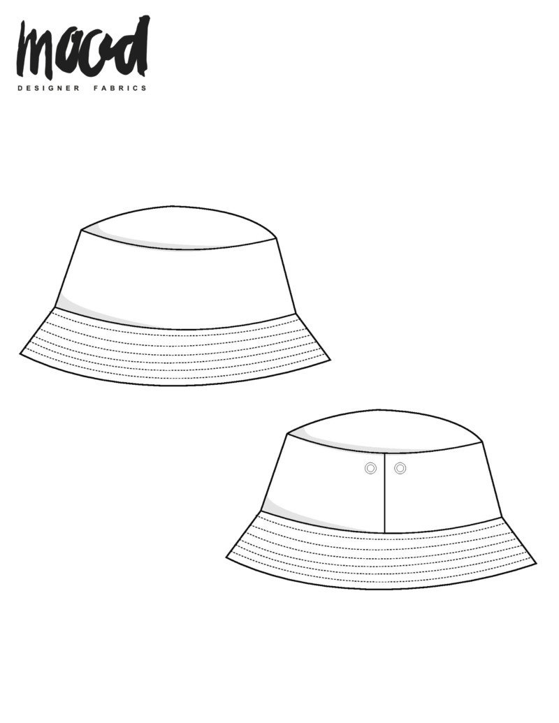 Free Bucket Hat Sewing Pattern In 8 Sizes | Mood Sewciety with regard to Free Printable Sun Hat Pattern