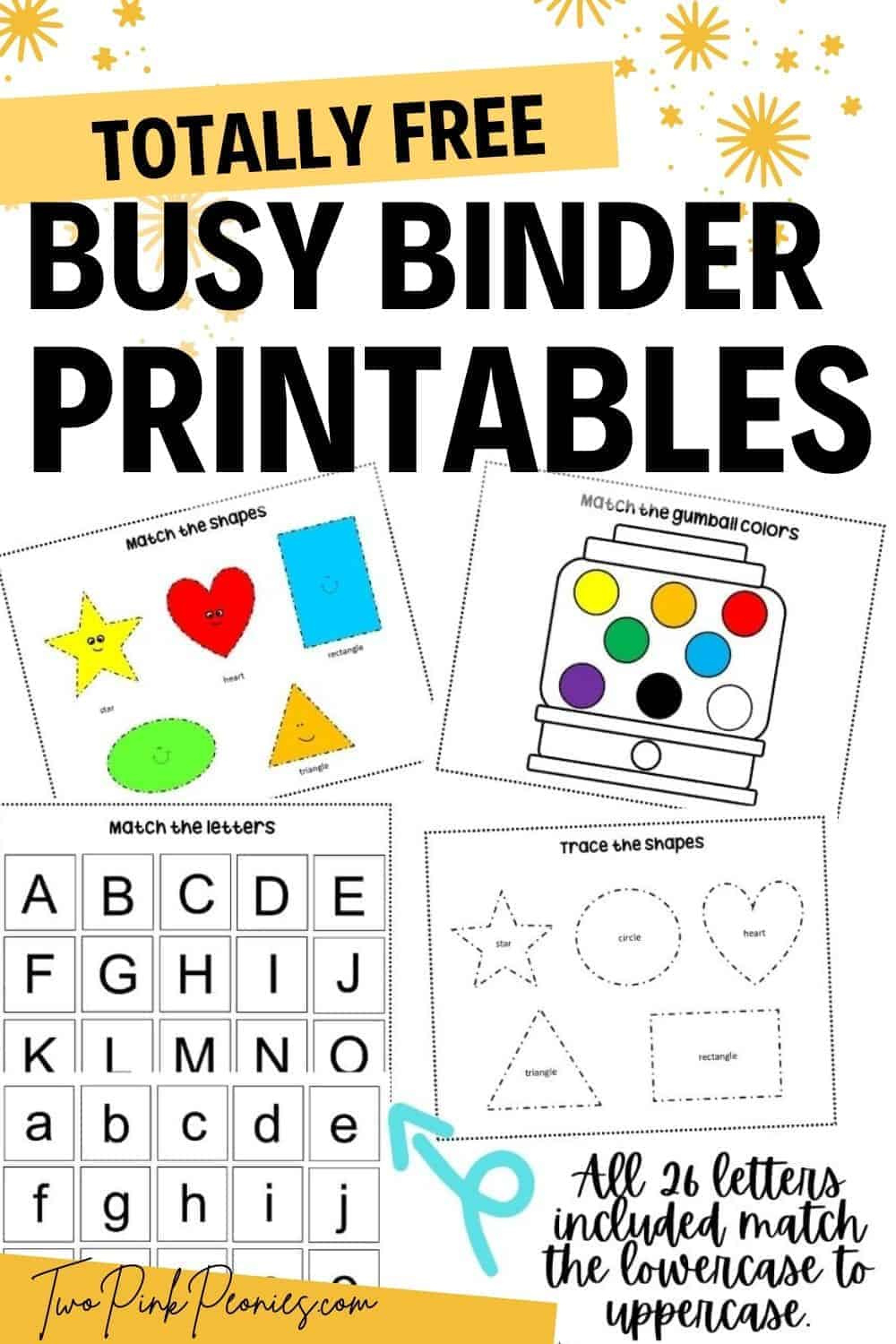 Free Busy Binder Printables {Instant Download} throughout Free Busy Book Printables