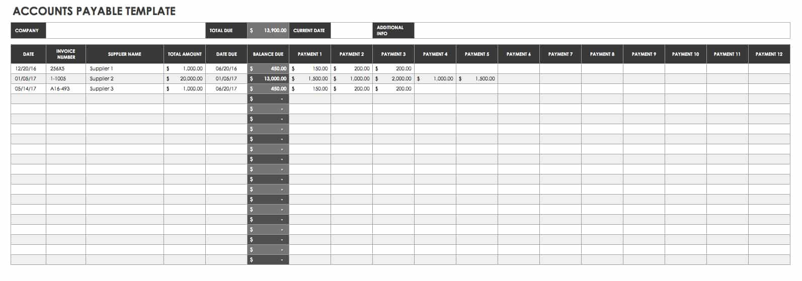 Free Cash Flow Statement Templates | Smartsheet for Free Cash Up Sheet Template