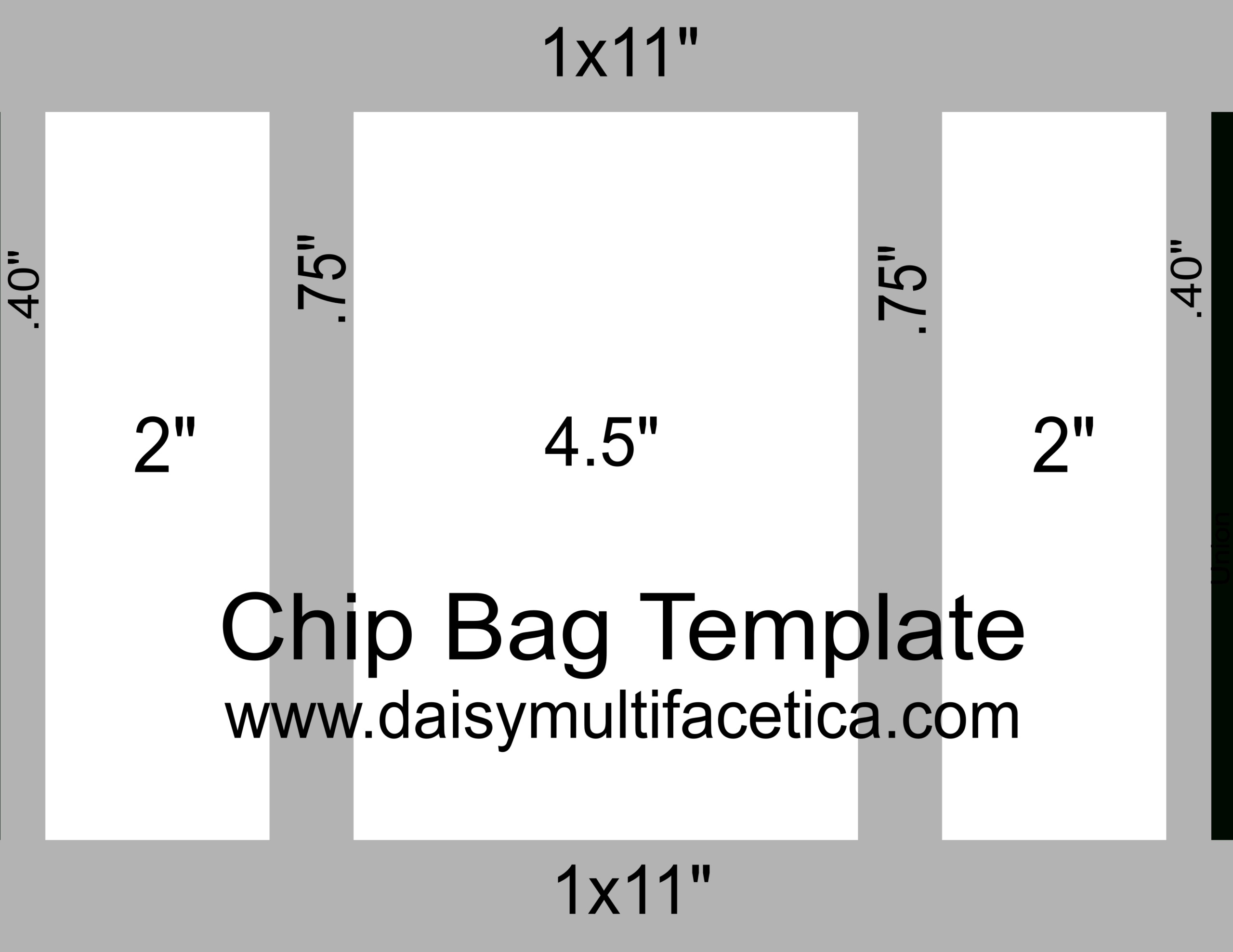 Free Chip Bag Templates | All Occasion Chip Bags. – Daisy pertaining to Chip Bag Templates Free
