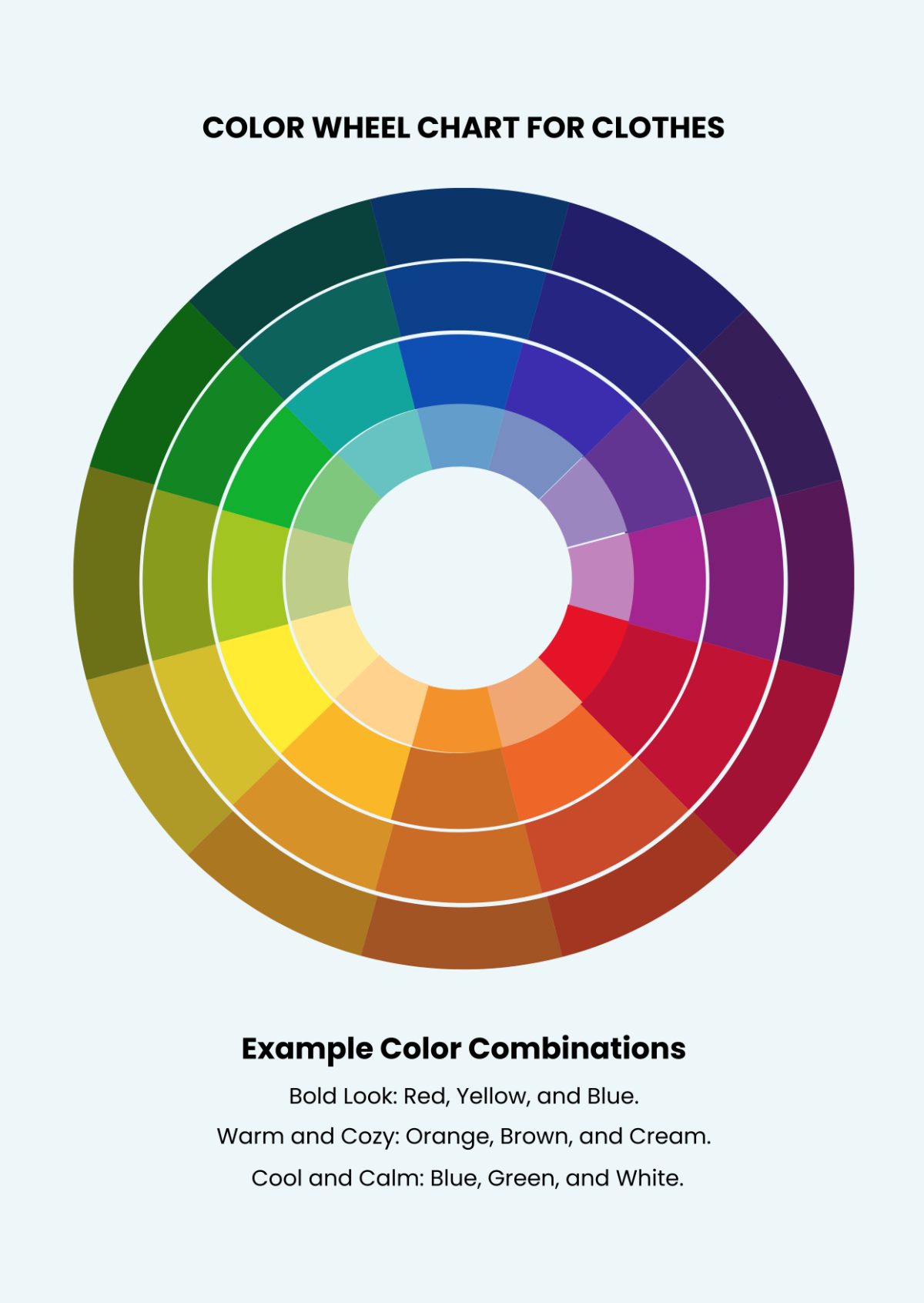 Free Color Wheel Chart Templates, Editable And Printable within Color Wheel Printable Free