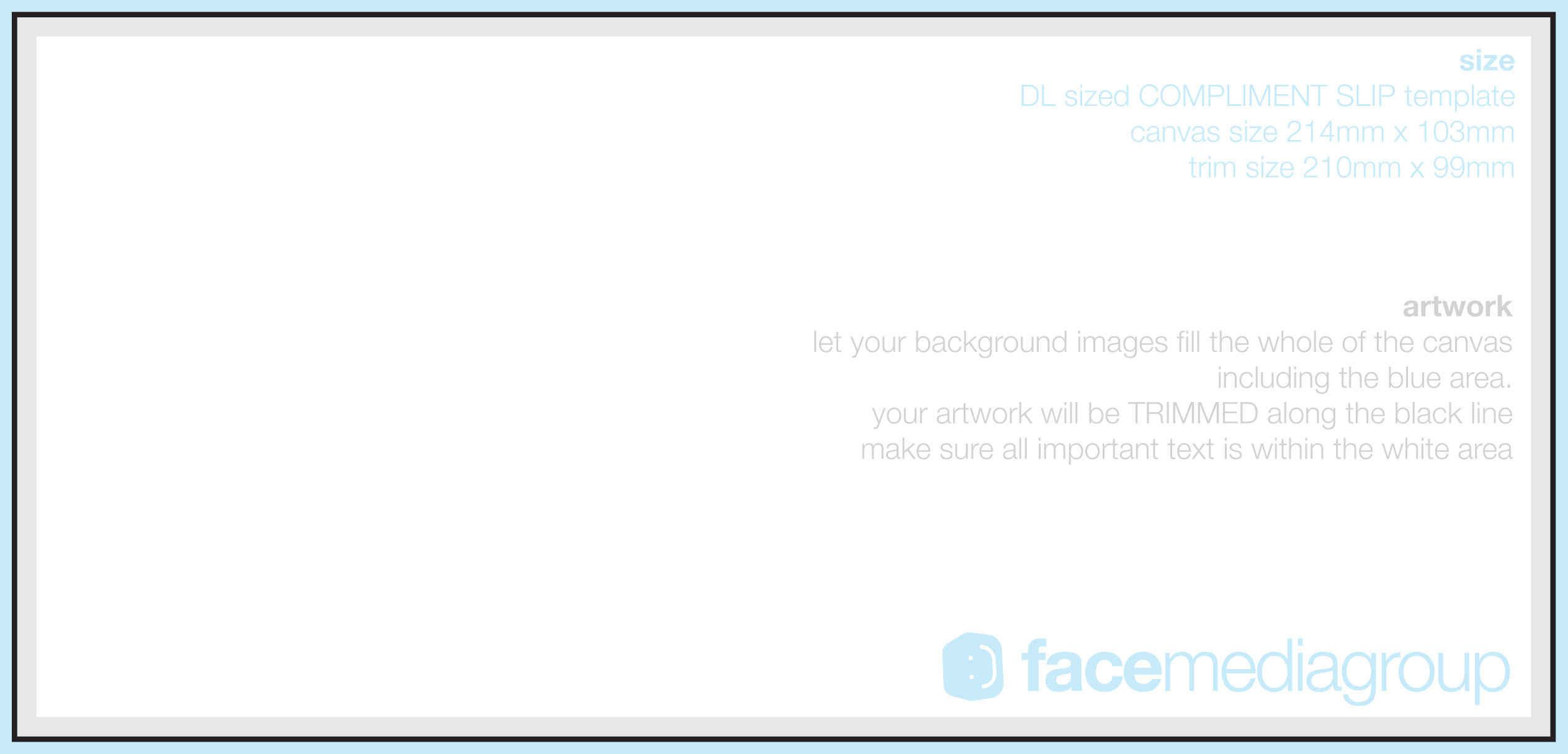 Free Compliment Slip Print Design Templates | Face Media Group in Free Compliment Slip Template Word