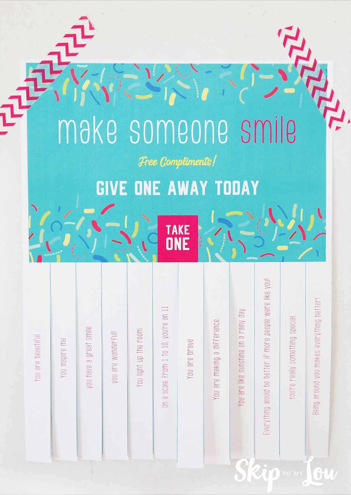 Free Compliments - Take What You Need! | Skip To My Lou within Free Compliments Printable