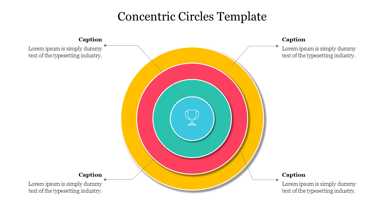 Free Concentric Circles Template For Ppt &amp;amp; Google Slides within Free Concentric Circles Template