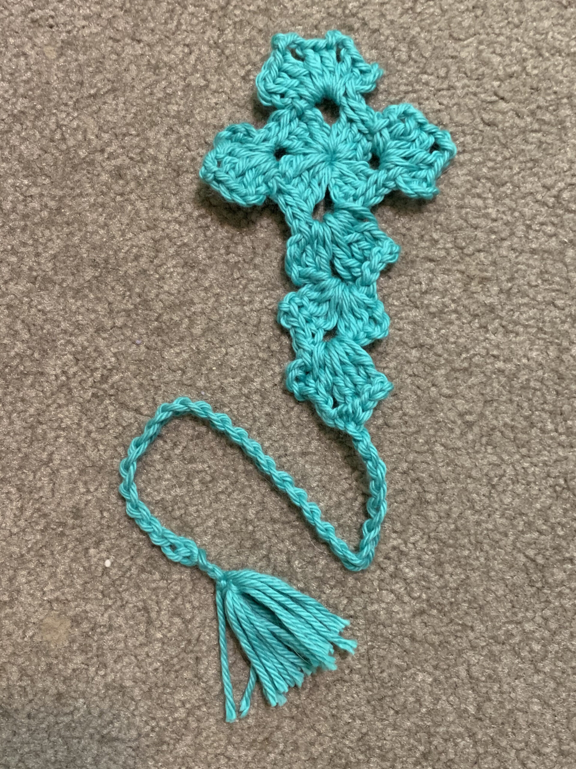 Free Crochet Cross Bible Bookmark Pattern – Night Owl Theology in Free Printable Crochet Cross Patterns